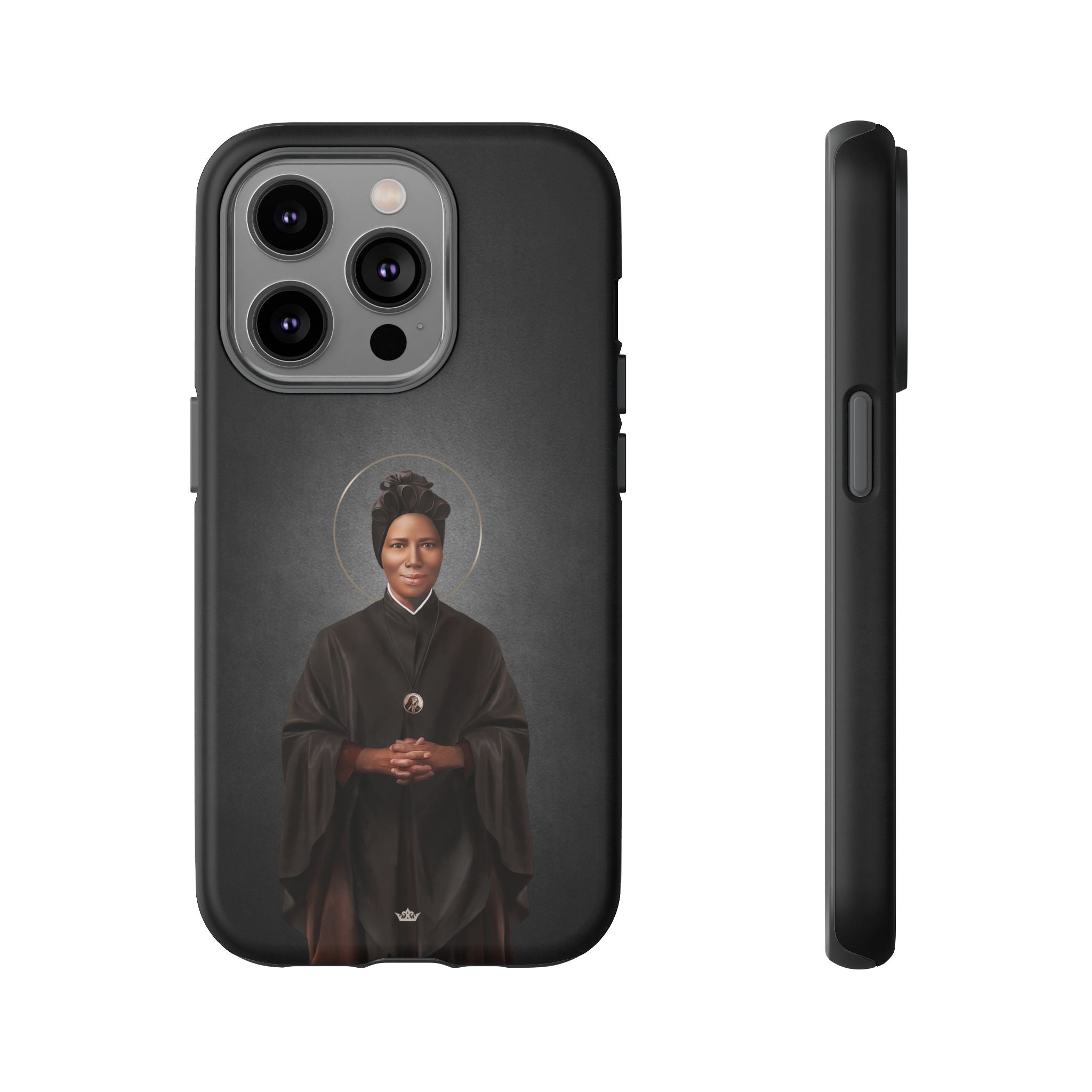 St. Josephine Bakhita Hard Phone Case (Dark) - VENXARA®
