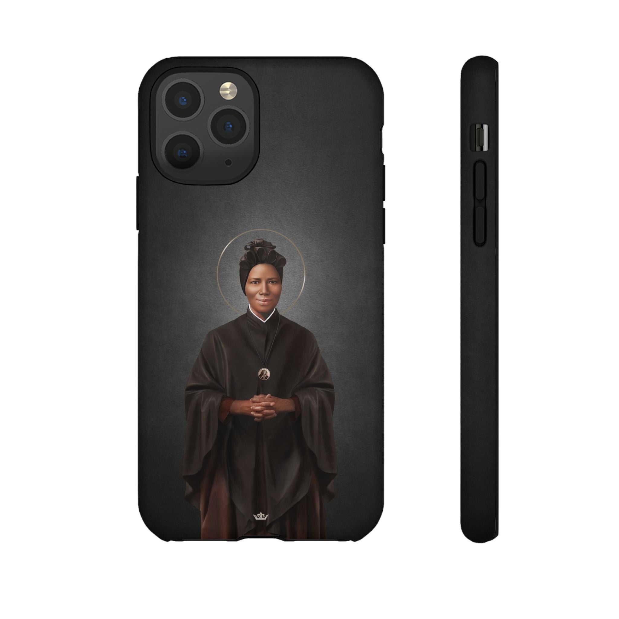 St. Josephine Bakhita Hard Phone Case (Dark) - VENXARA®