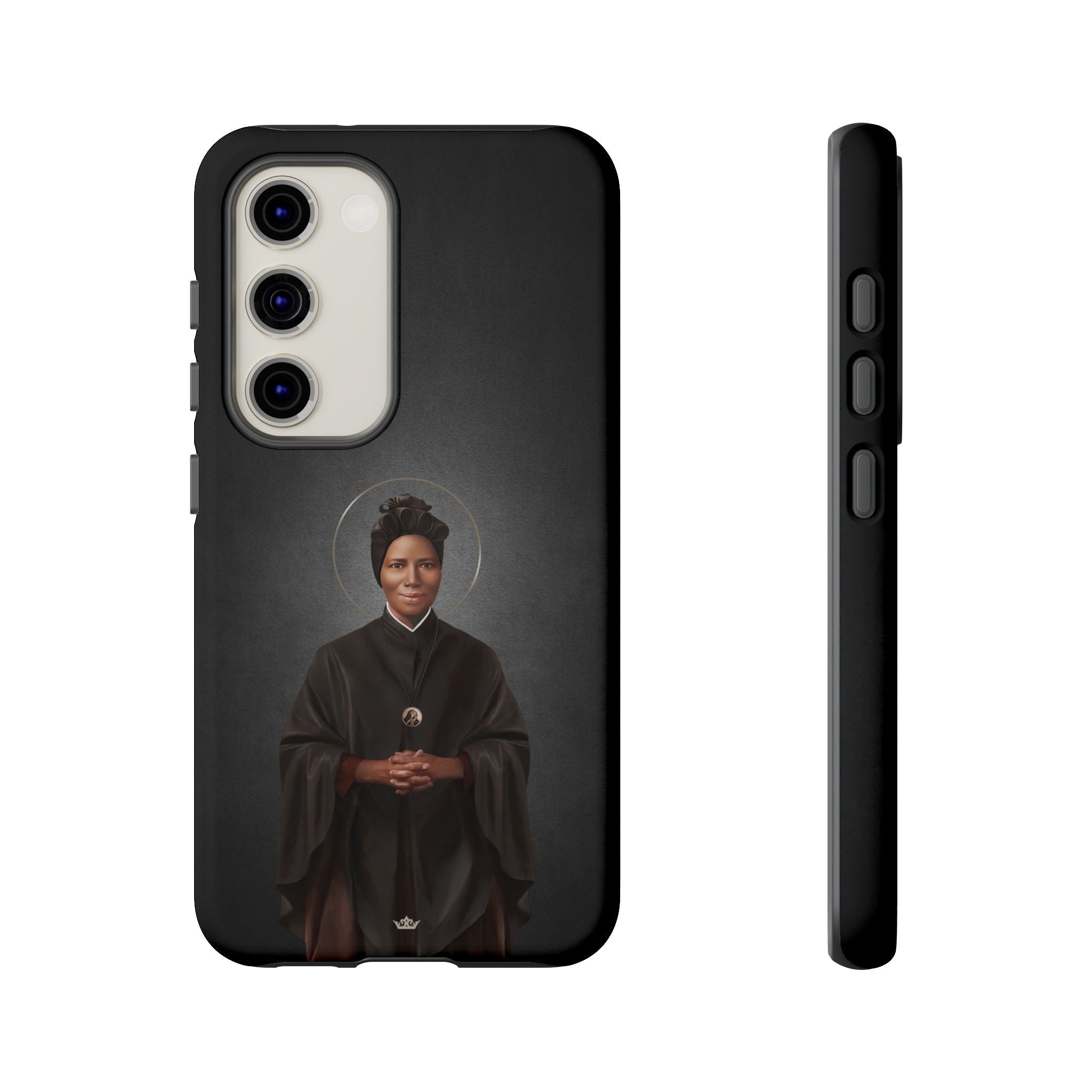 St. Josephine Bakhita Hard Phone Case (Dark) - VENXARA®