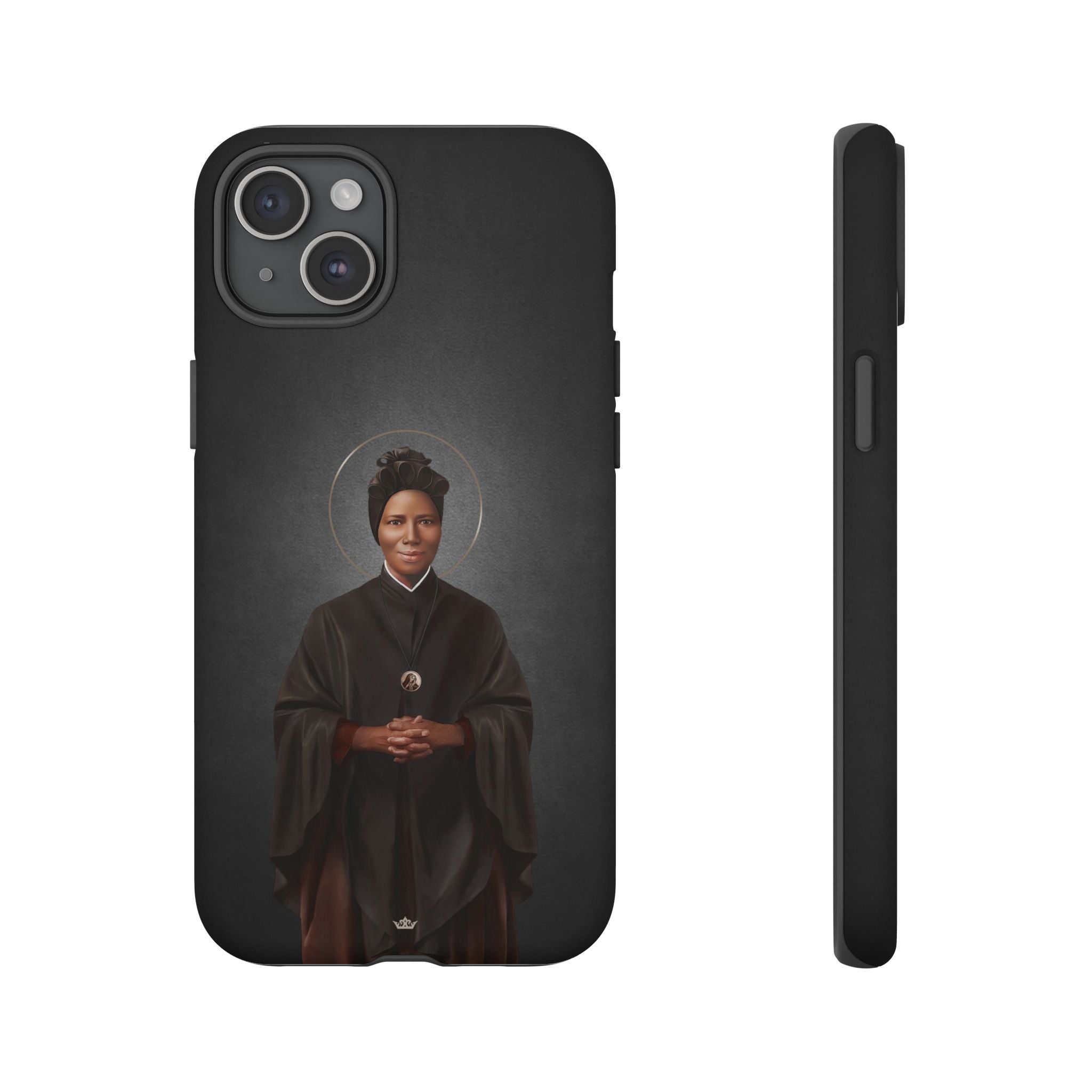 St. Josephine Bakhita Hard Phone Case (Dark) - VENXARA®