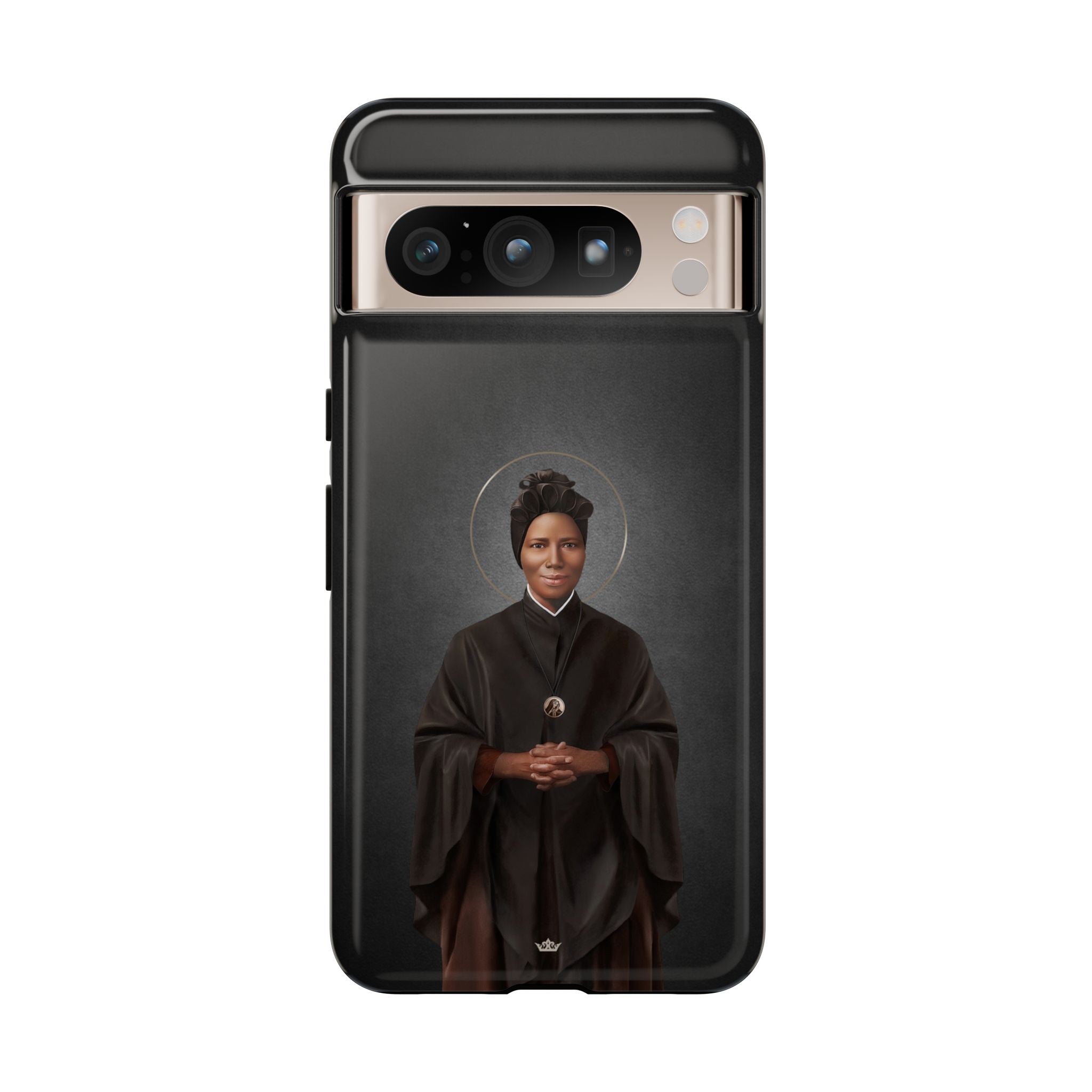 St. Josephine Bakhita Hard Phone Case (Dark) - VENXARA®