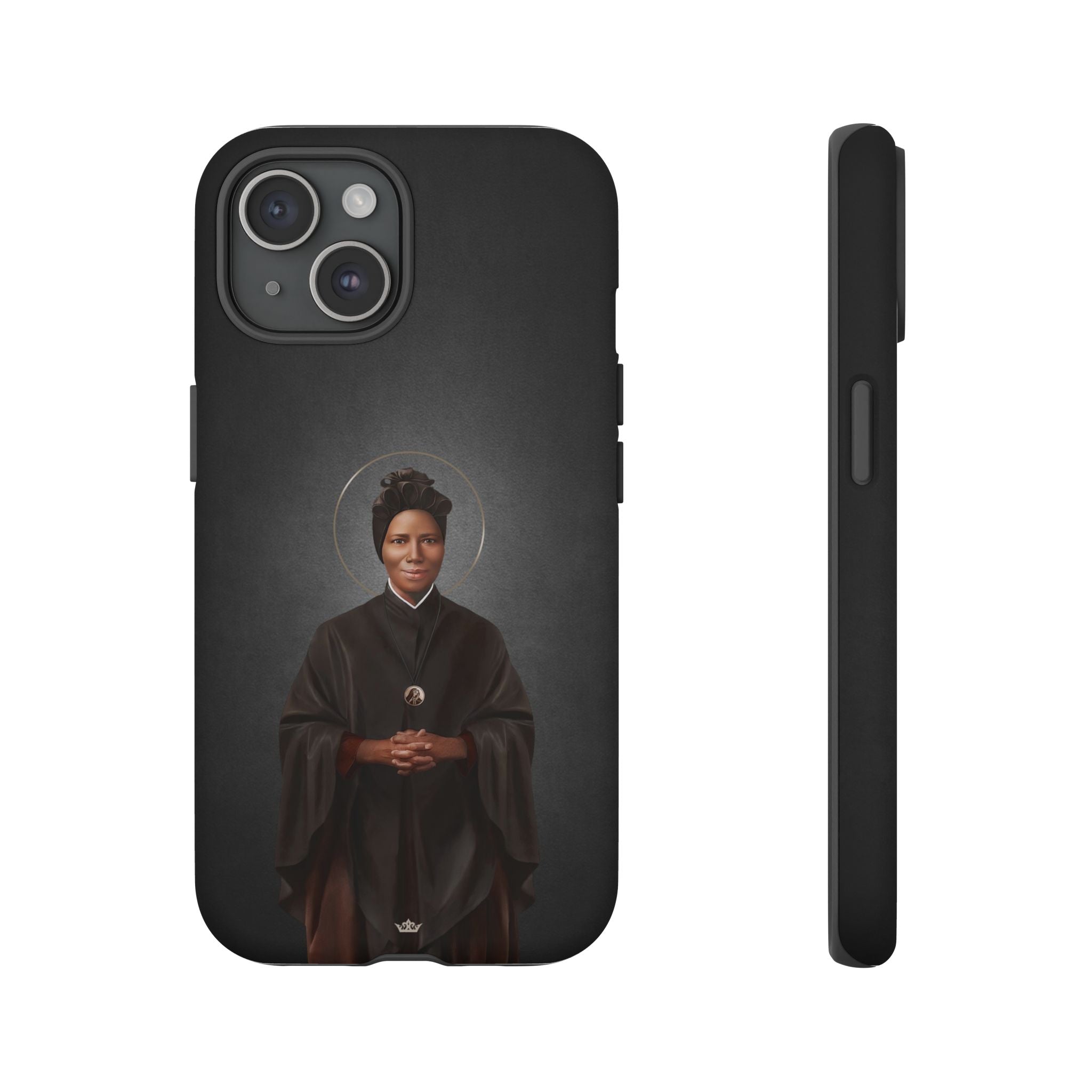 St. Josephine Bakhita Hard Phone Case (Dark) - VENXARA®
