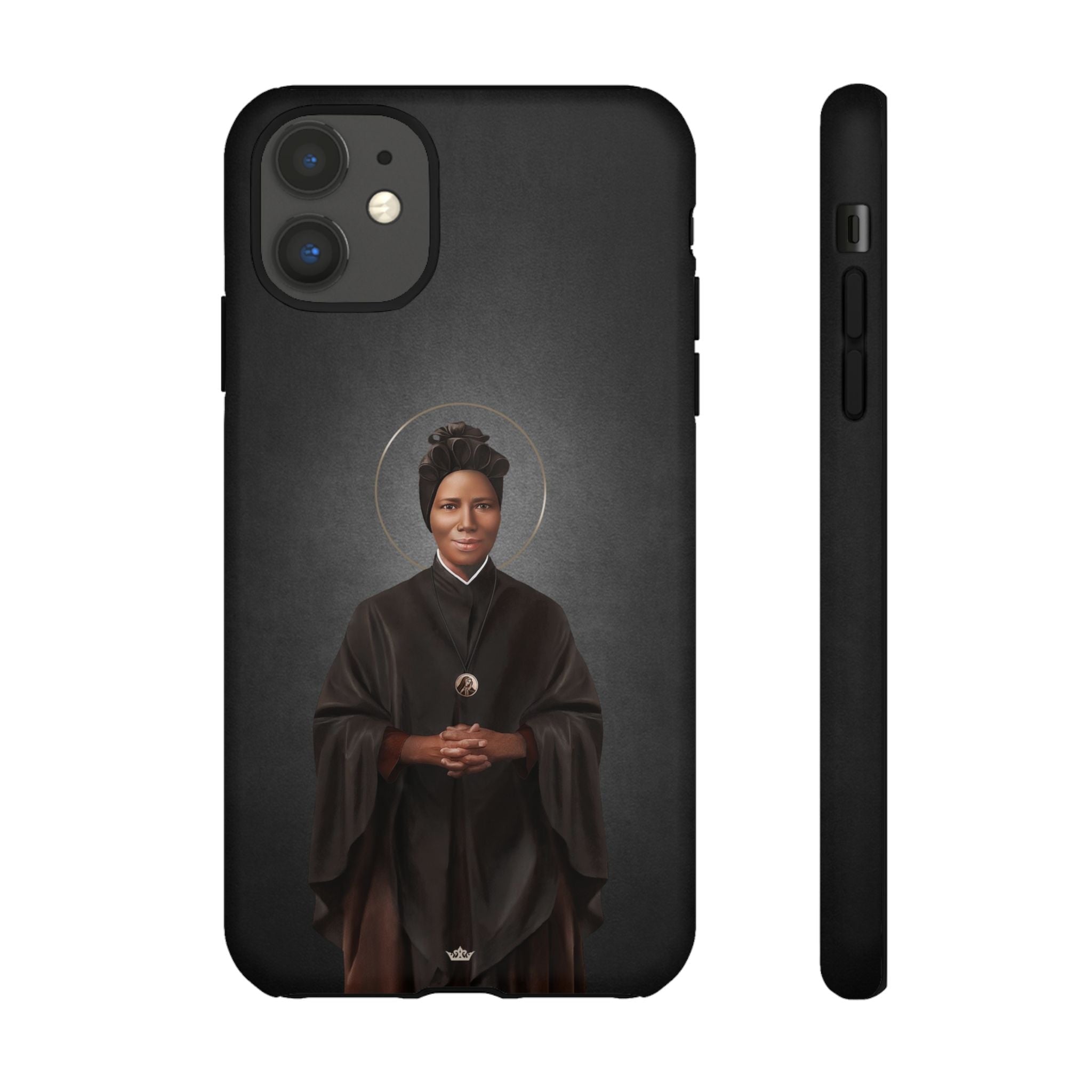 St. Josephine Bakhita Hard Phone Case (Dark) - VENXARA®