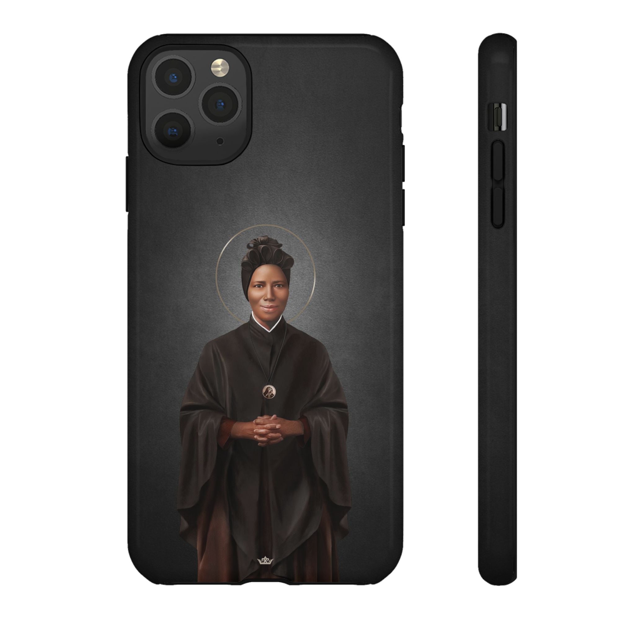 St. Josephine Bakhita Hard Phone Case (Dark) - VENXARA®