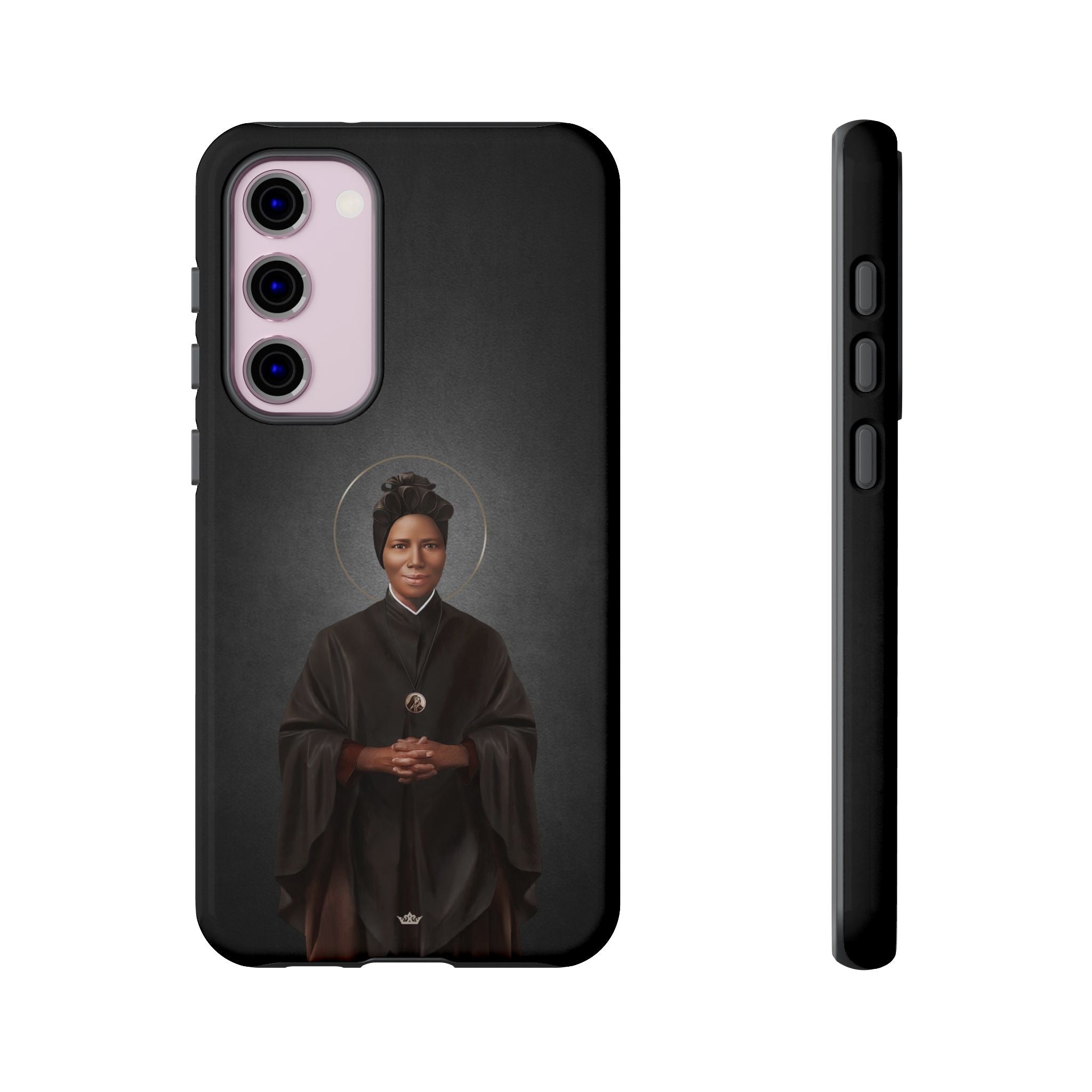 St. Josephine Bakhita Hard Phone Case (Dark) - VENXARA®