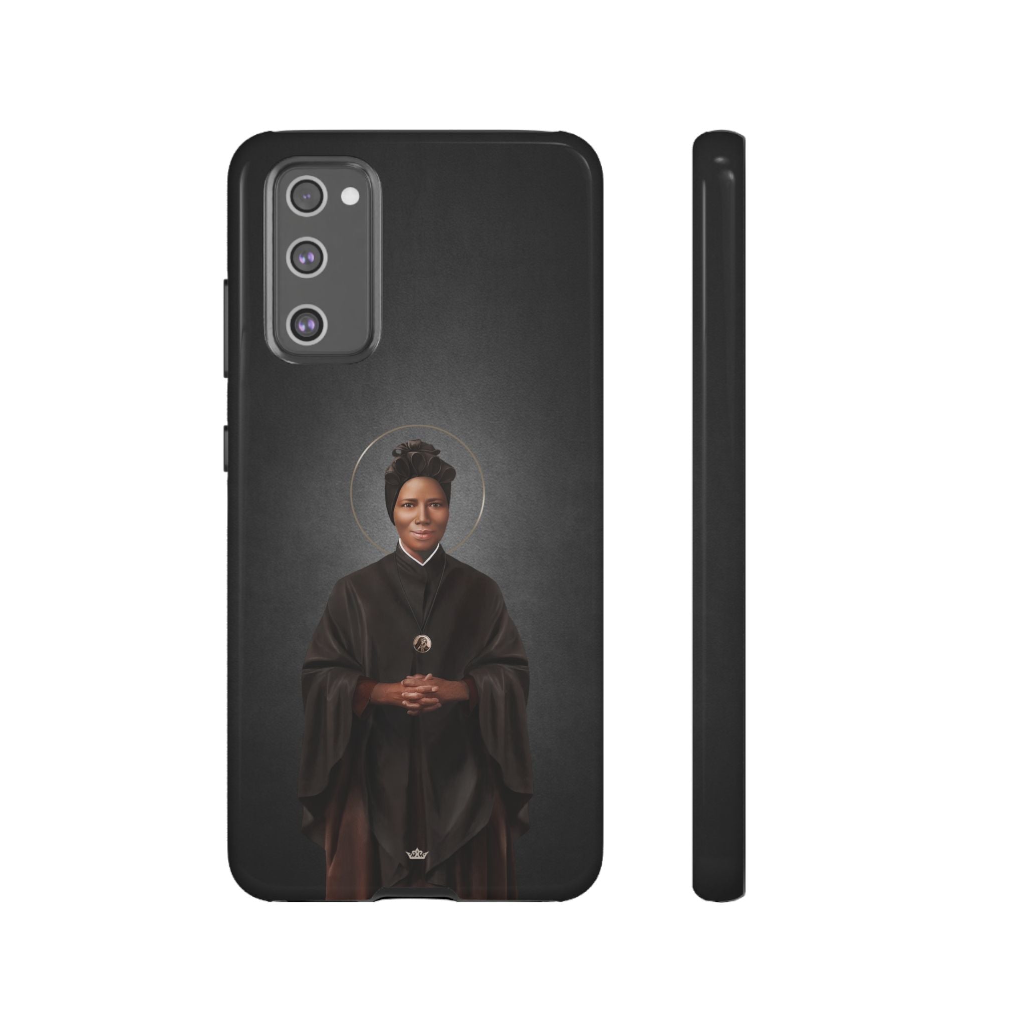 St. Josephine Bakhita Hard Phone Case (Dark) - VENXARA®