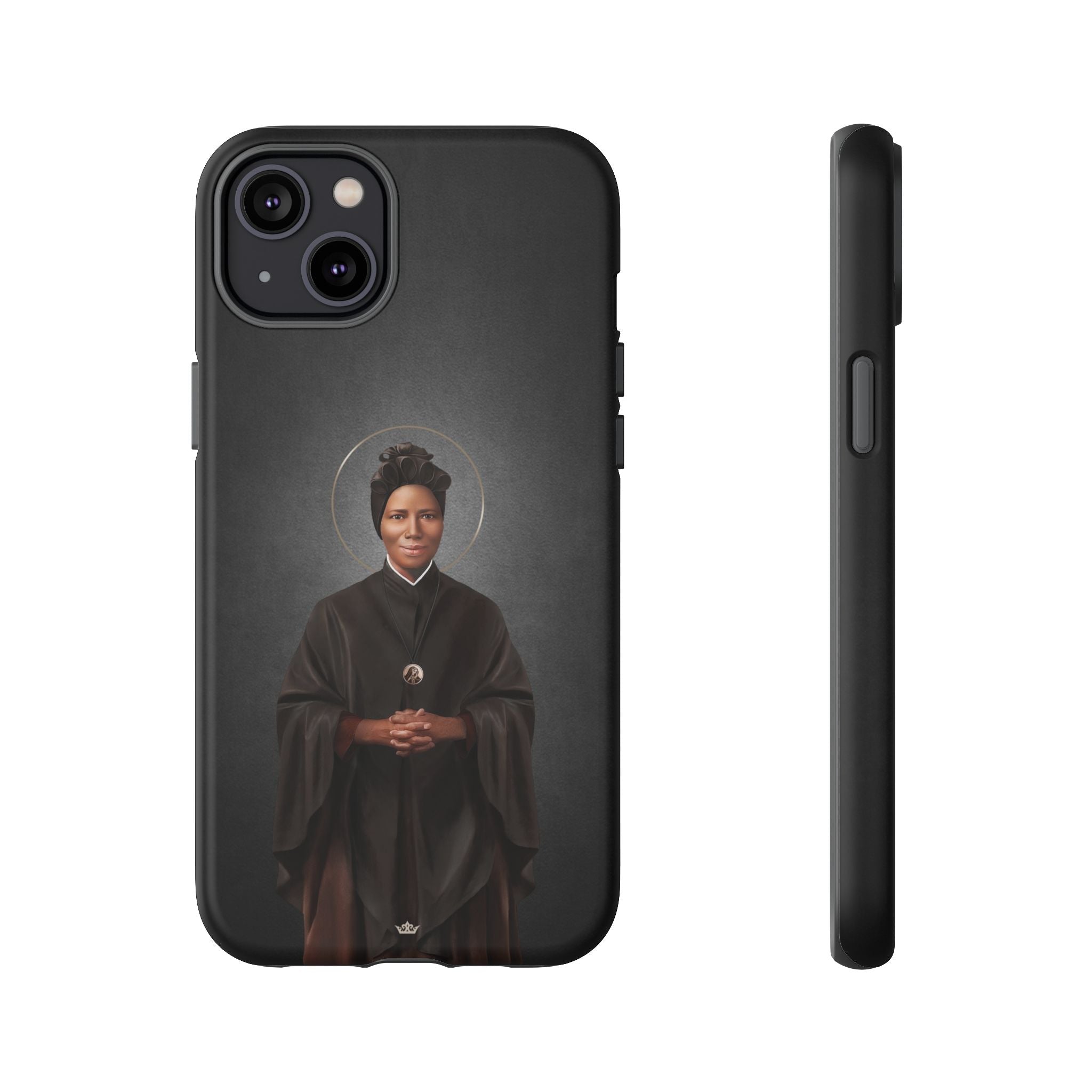 St. Josephine Bakhita Hard Phone Case (Dark) - VENXARA®