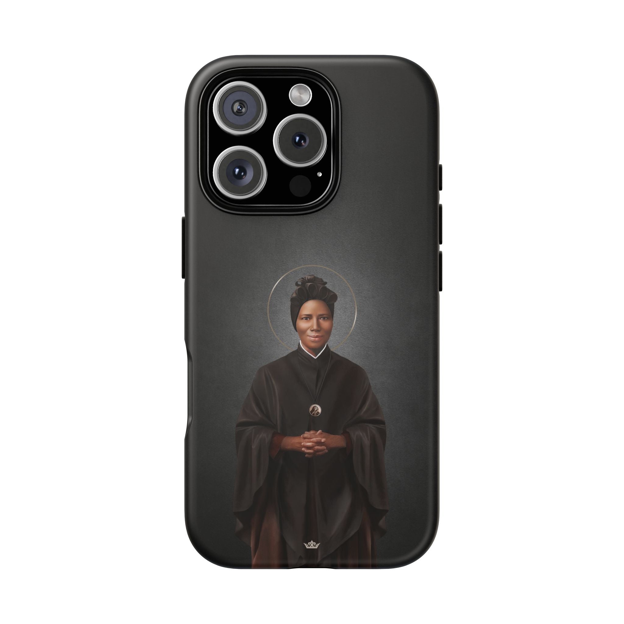 St. Josephine Bakhita Hard Phone Case (Dark) - VENXARA®