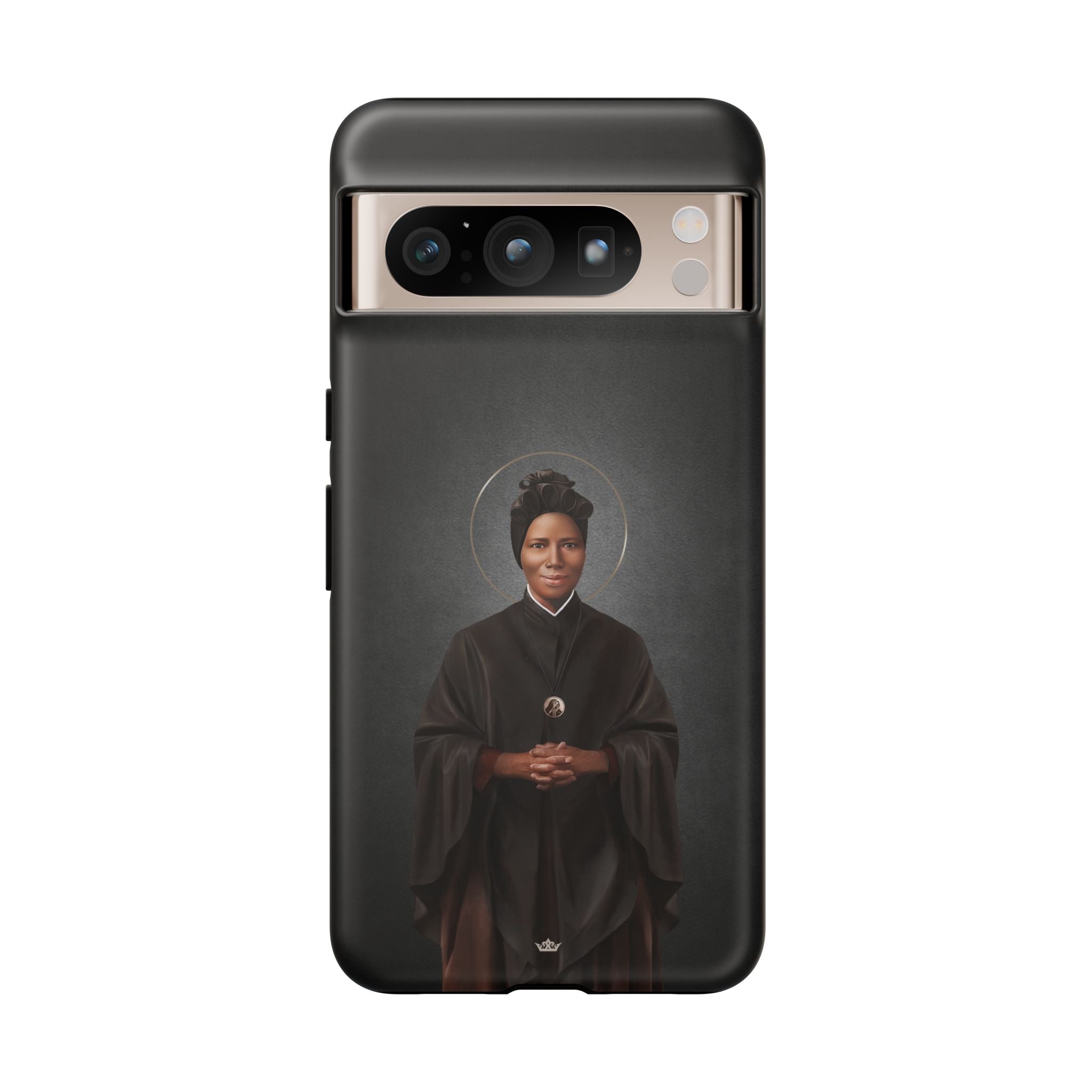 St. Josephine Bakhita Hard Phone Case (Dark) - VENXARA®