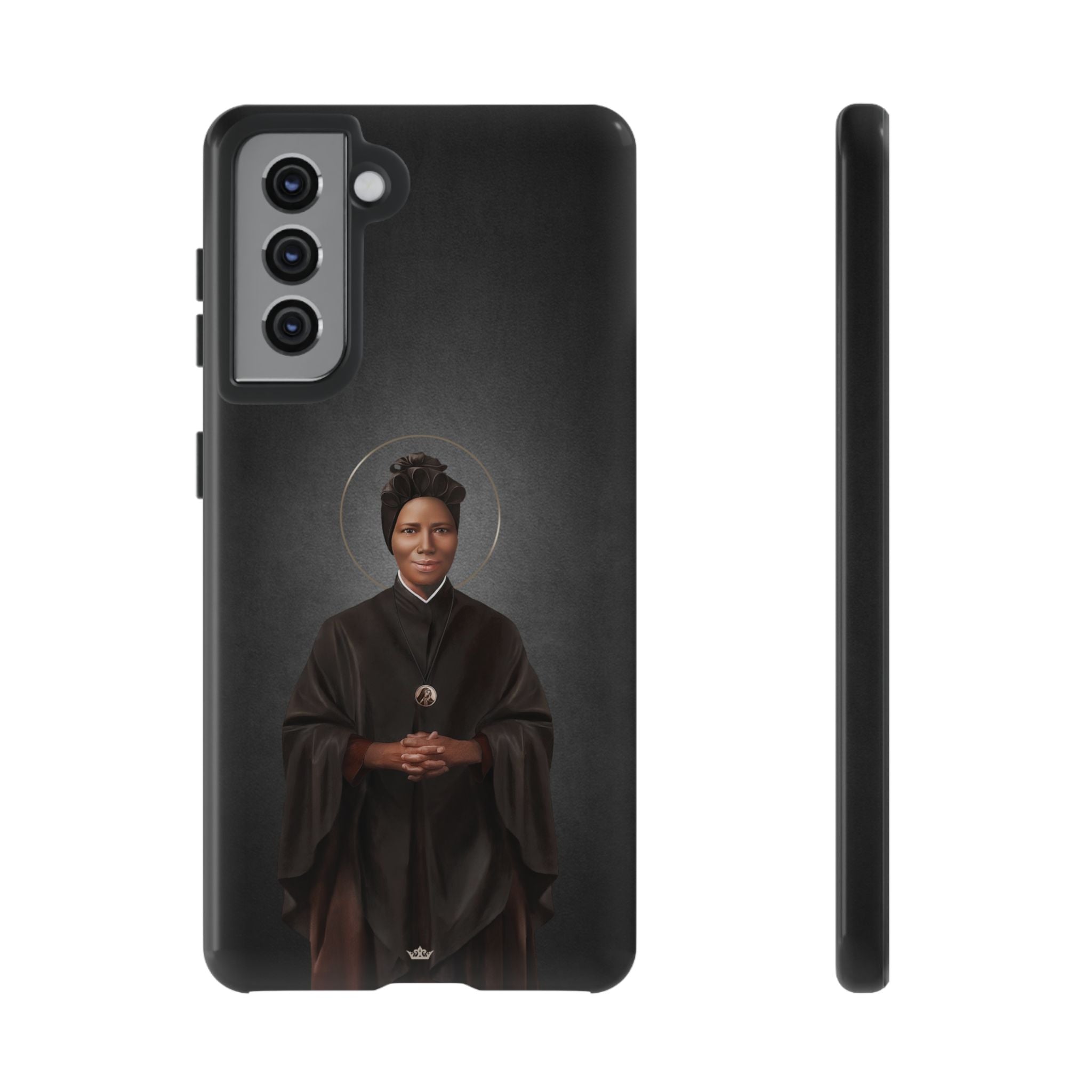 St. Josephine Bakhita Hard Phone Case (Dark) - VENXARA®