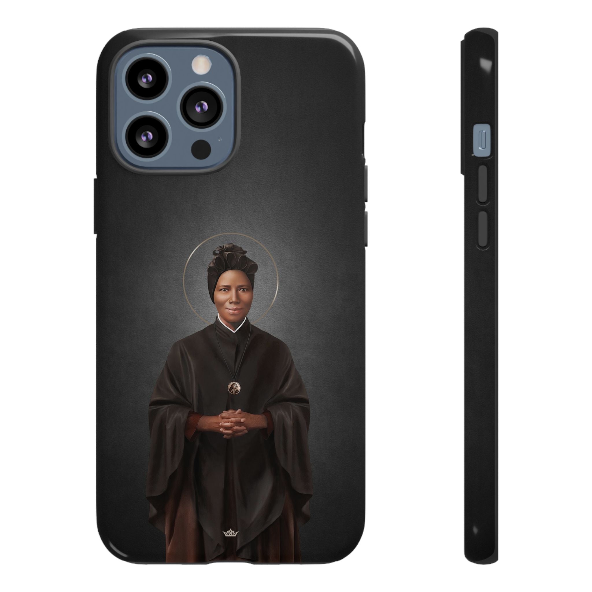St. Josephine Bakhita Hard Phone Case (Dark) - VENXARA®