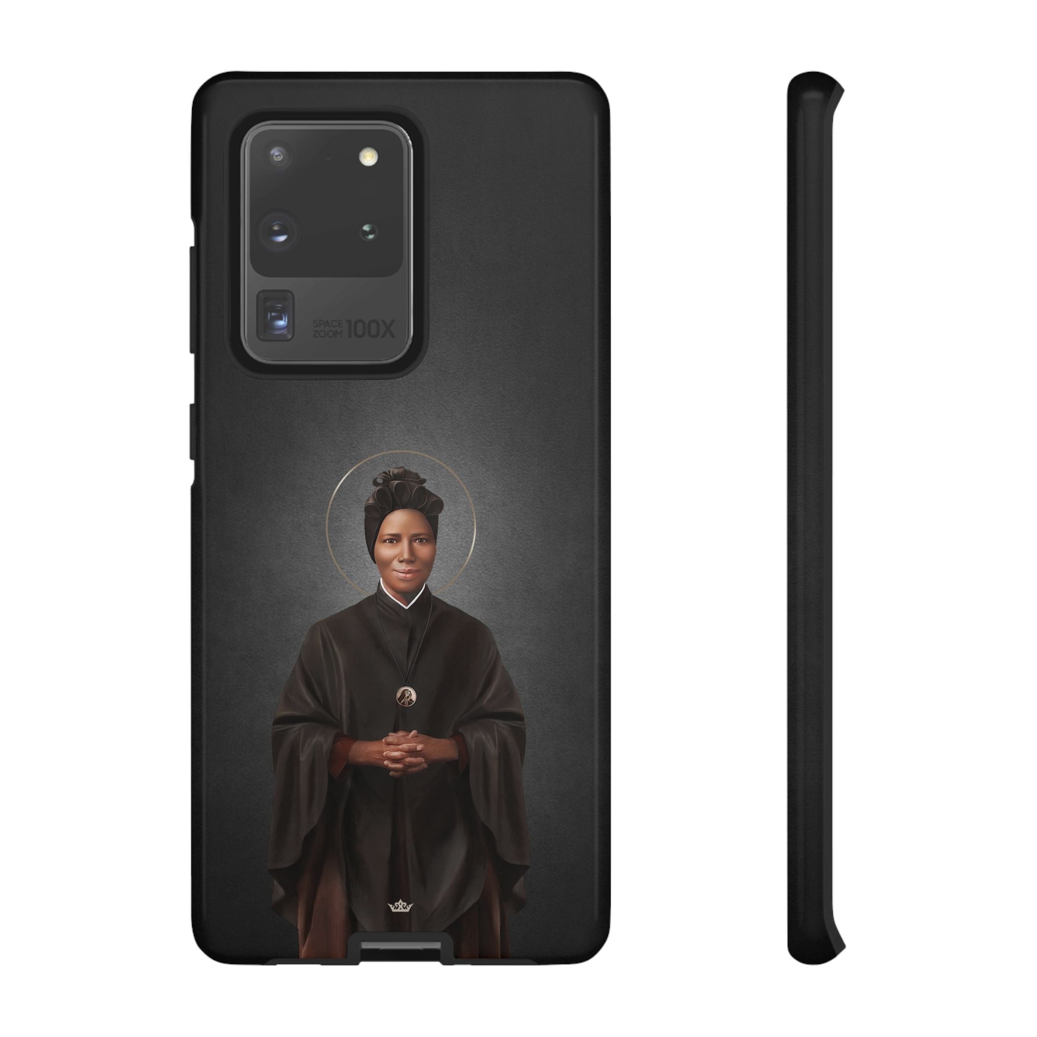 St. Josephine Bakhita Hard Phone Case (Dark) - VENXARA®