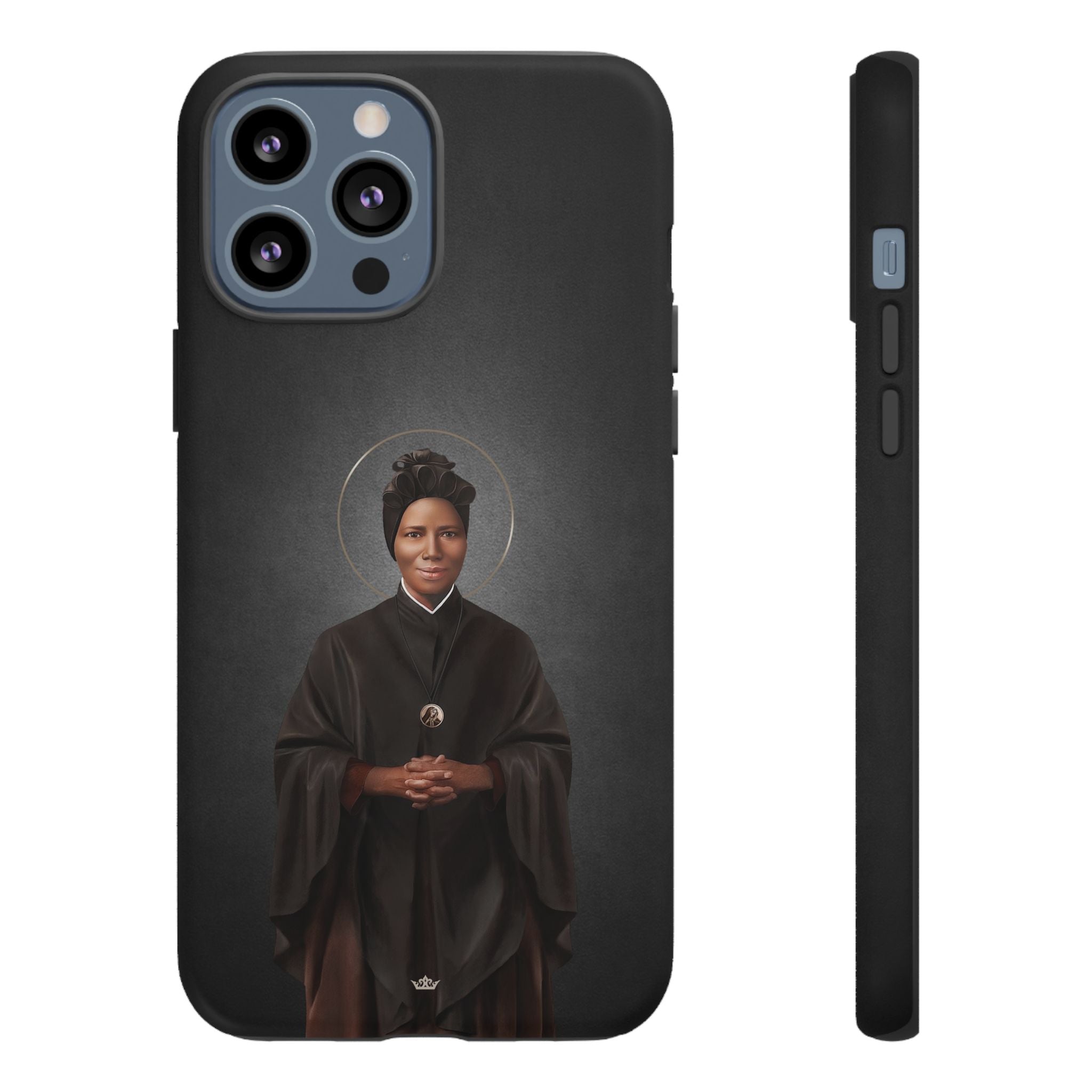 St. Josephine Bakhita Hard Phone Case (Dark) - VENXARA®