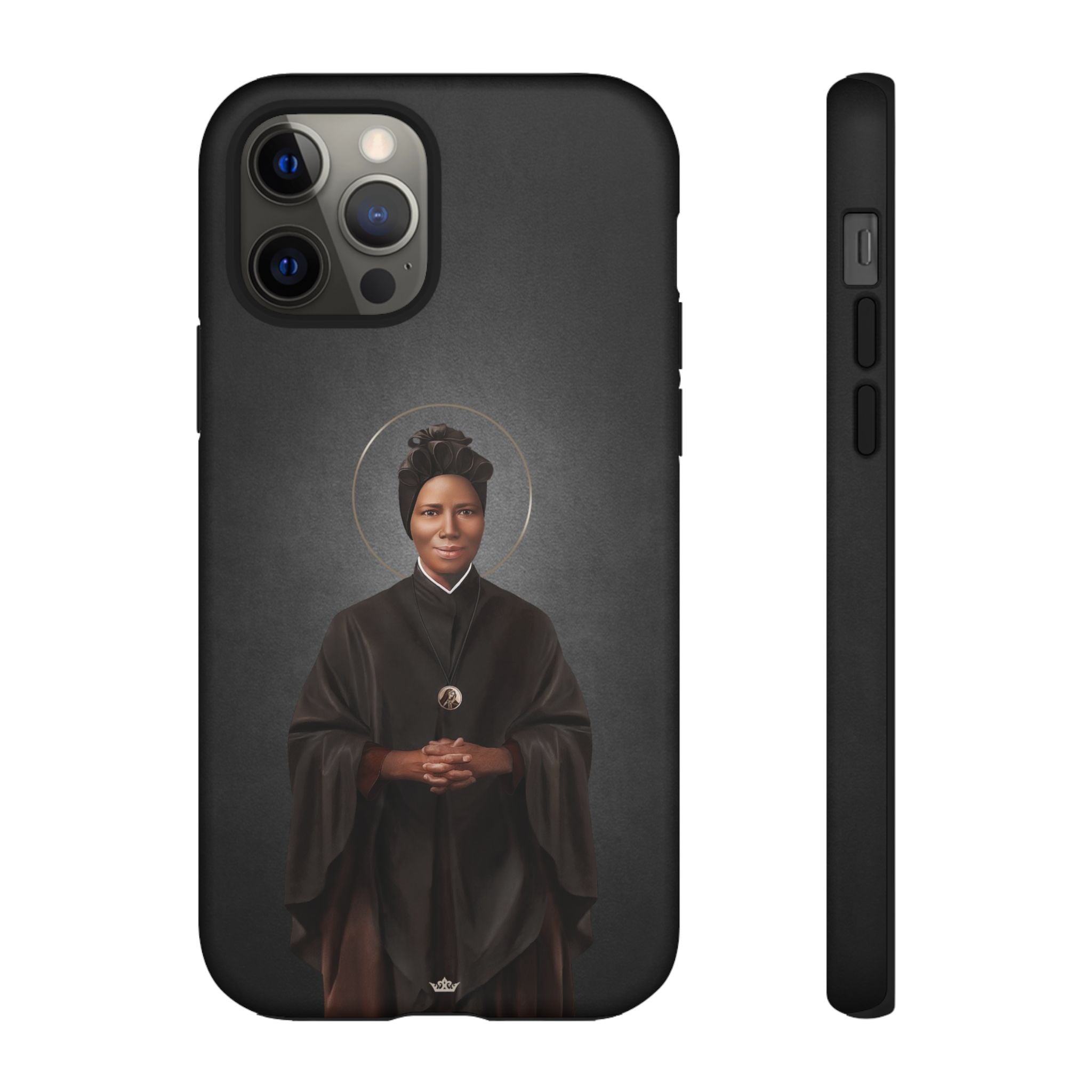 St. Josephine Bakhita Hard Phone Case (Dark) - VENXARA®