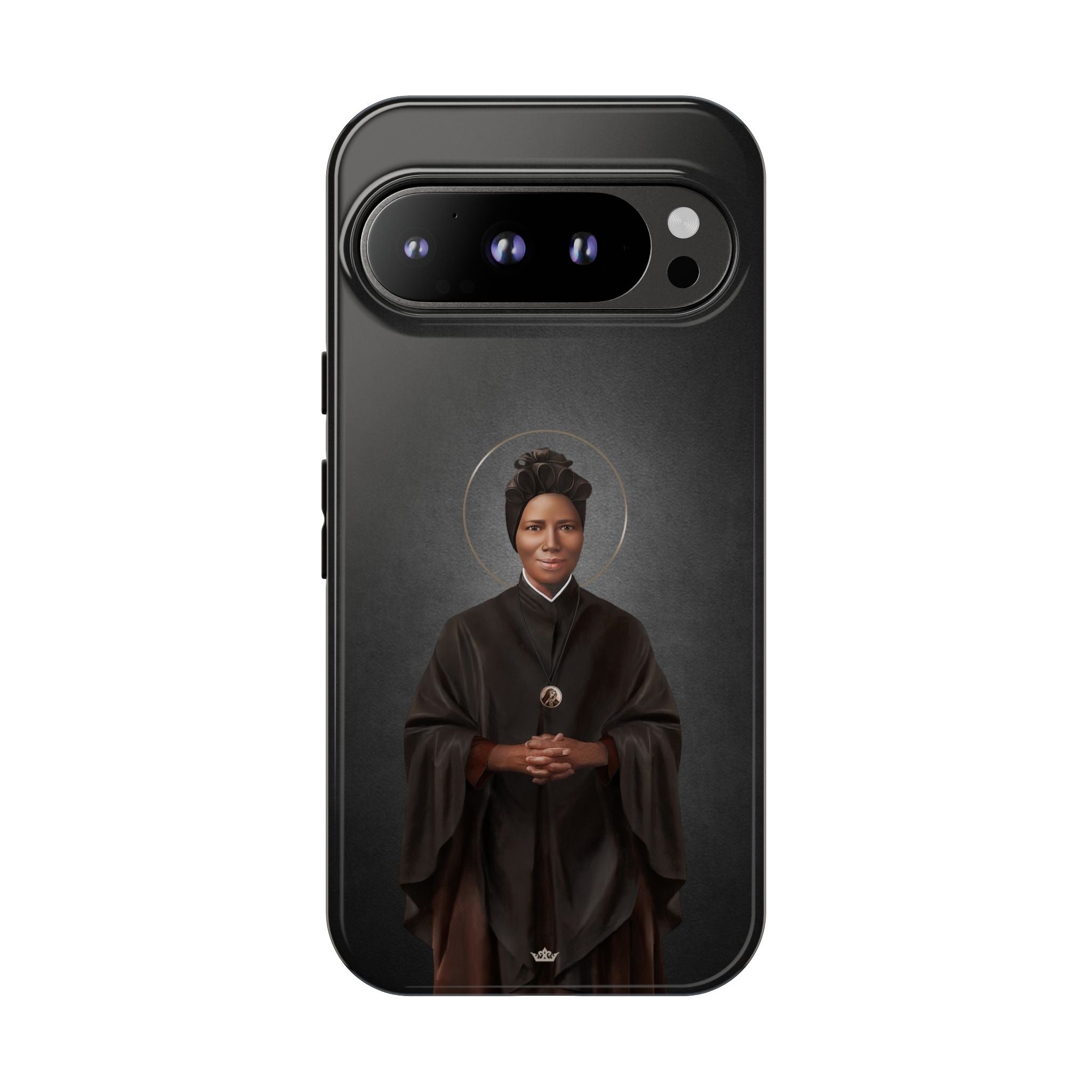 St. Josephine Bakhita Hard Phone Case (Dark) - VENXARA®