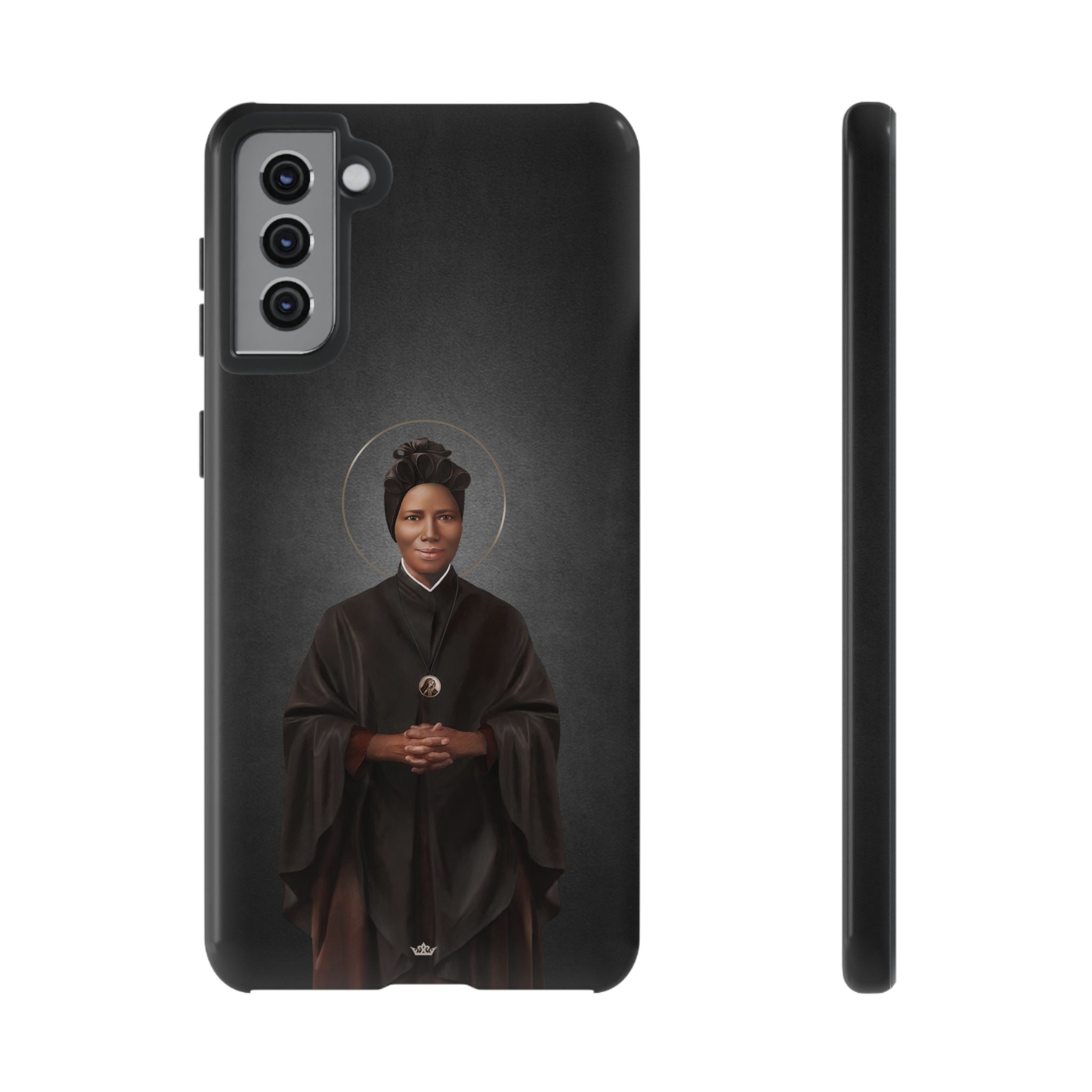 St. Josephine Bakhita Hard Phone Case (Dark) - VENXARA®