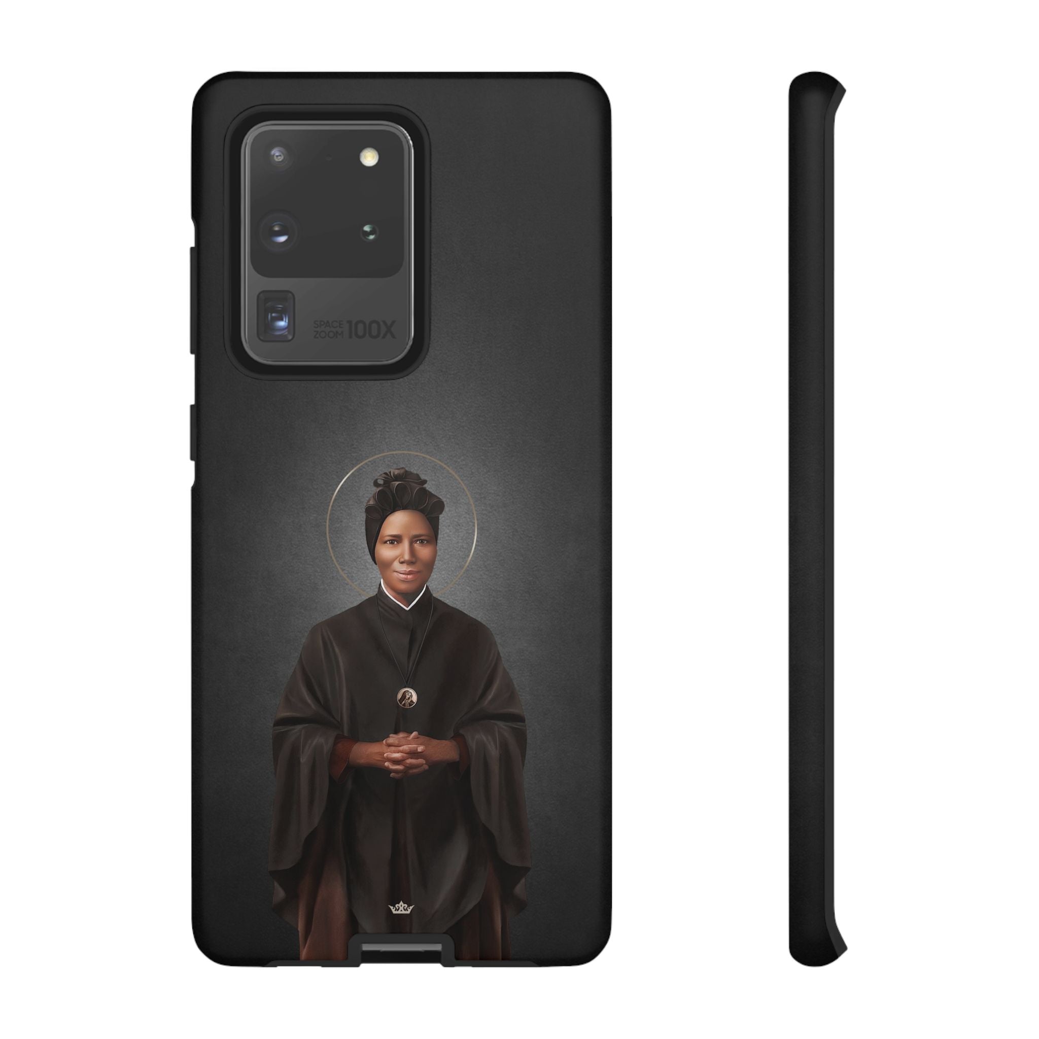 St. Josephine Bakhita Hard Phone Case (Dark) - VENXARA®