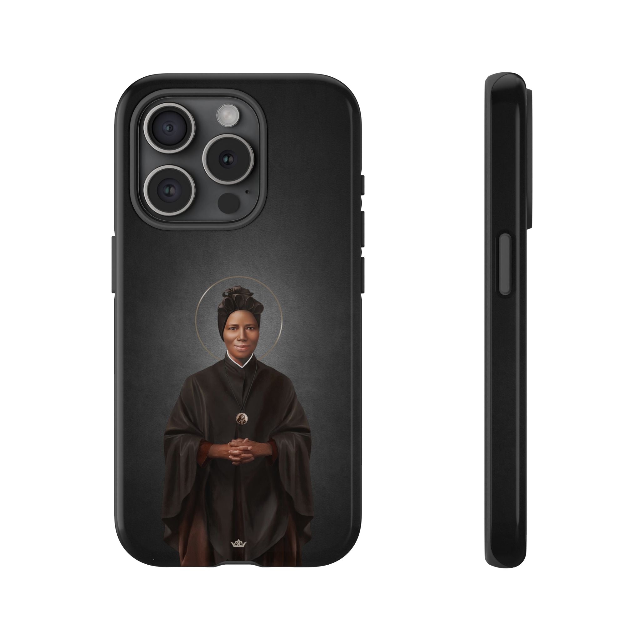 St. Josephine Bakhita Hard Phone Case (Dark) - VENXARA®