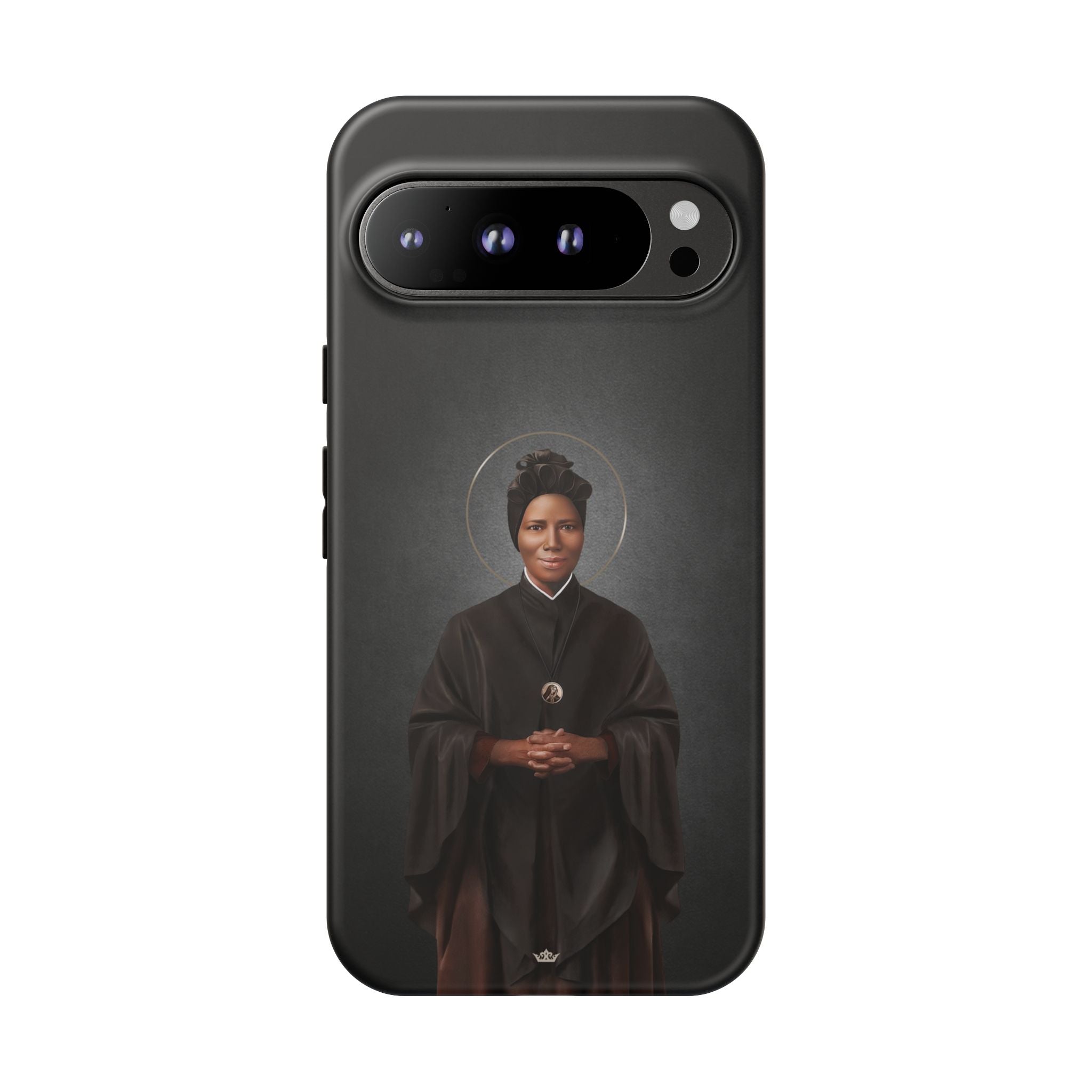 St. Josephine Bakhita Hard Phone Case (Dark) - VENXARA®