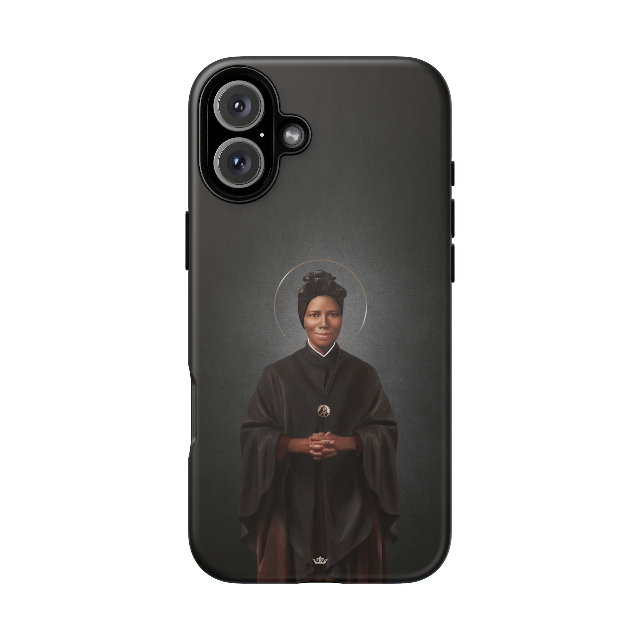 St. Josephine Bakhita Hard Phone Case (Dark) - VENXARA®