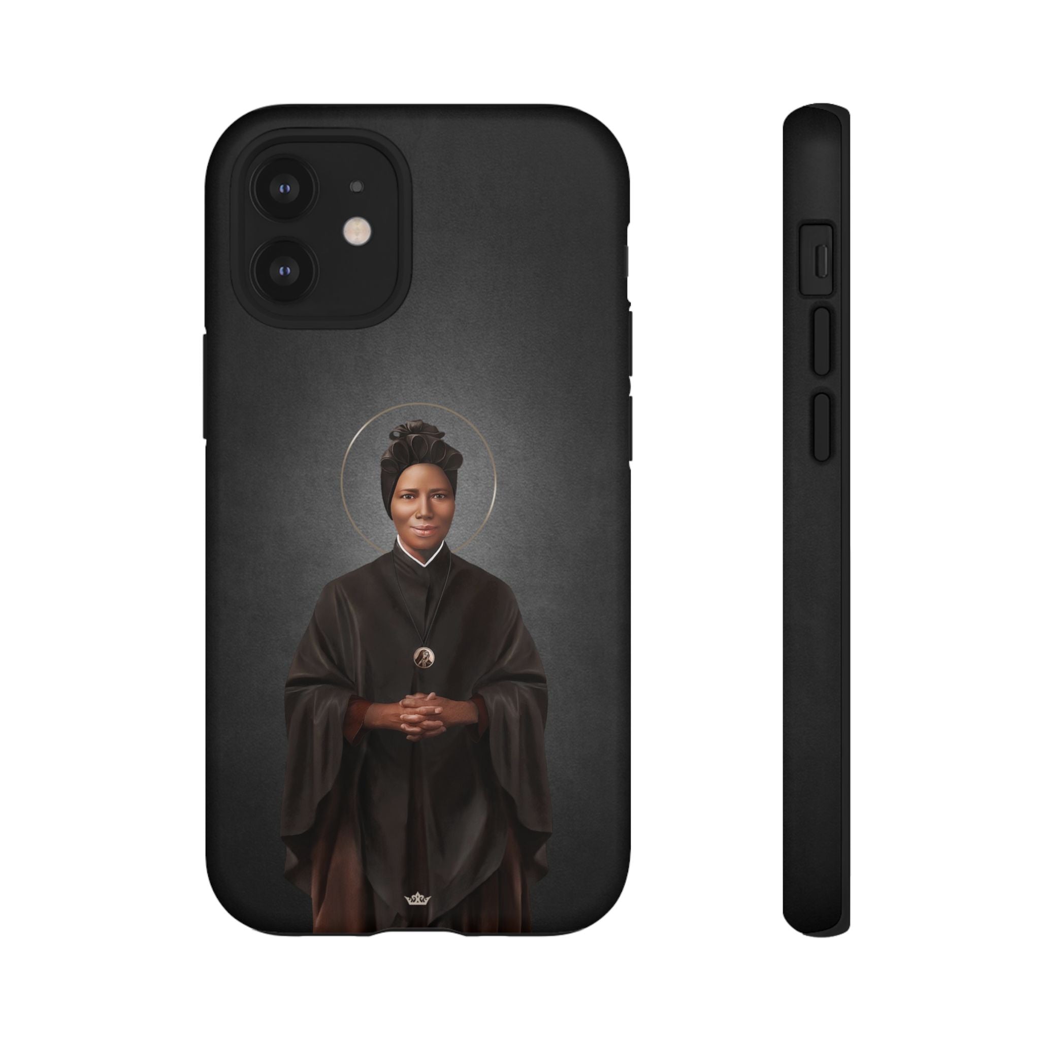 St. Josephine Bakhita Hard Phone Case (Dark) - VENXARA®