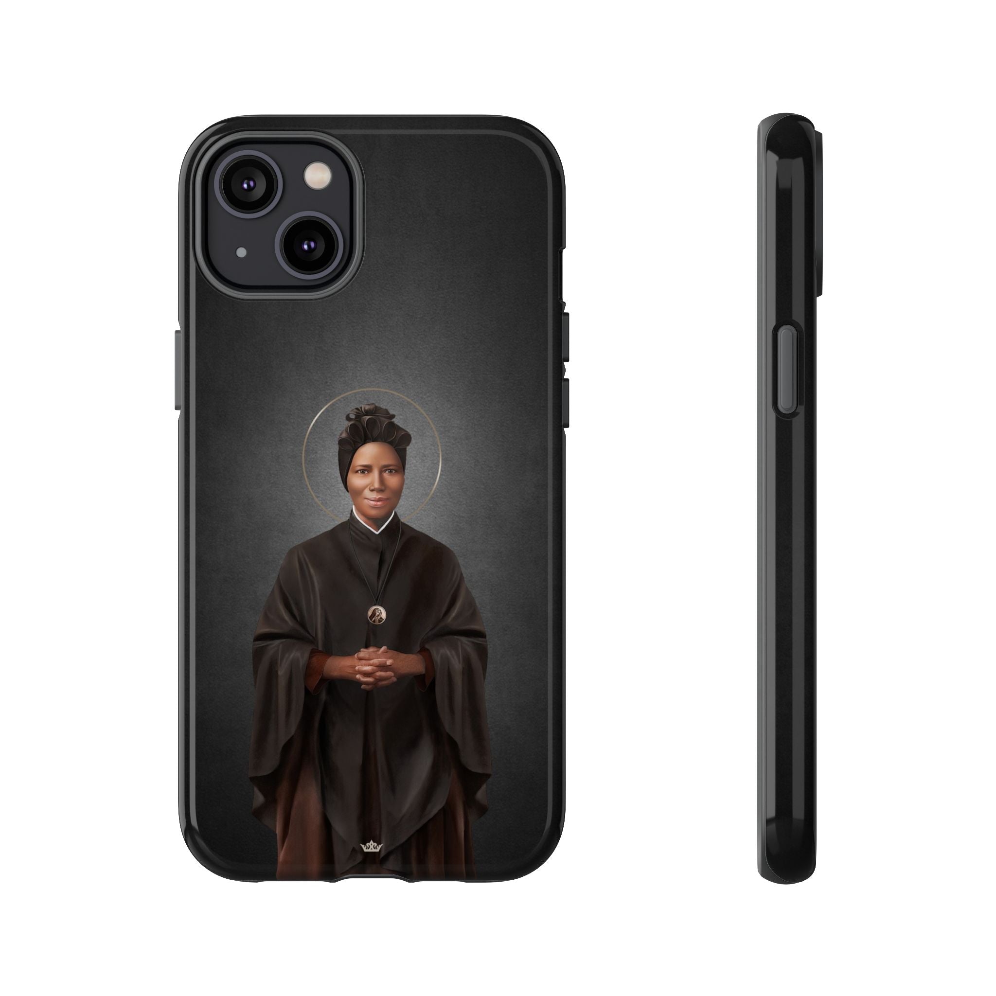 St. Josephine Bakhita Hard Phone Case (Dark) - VENXARA®