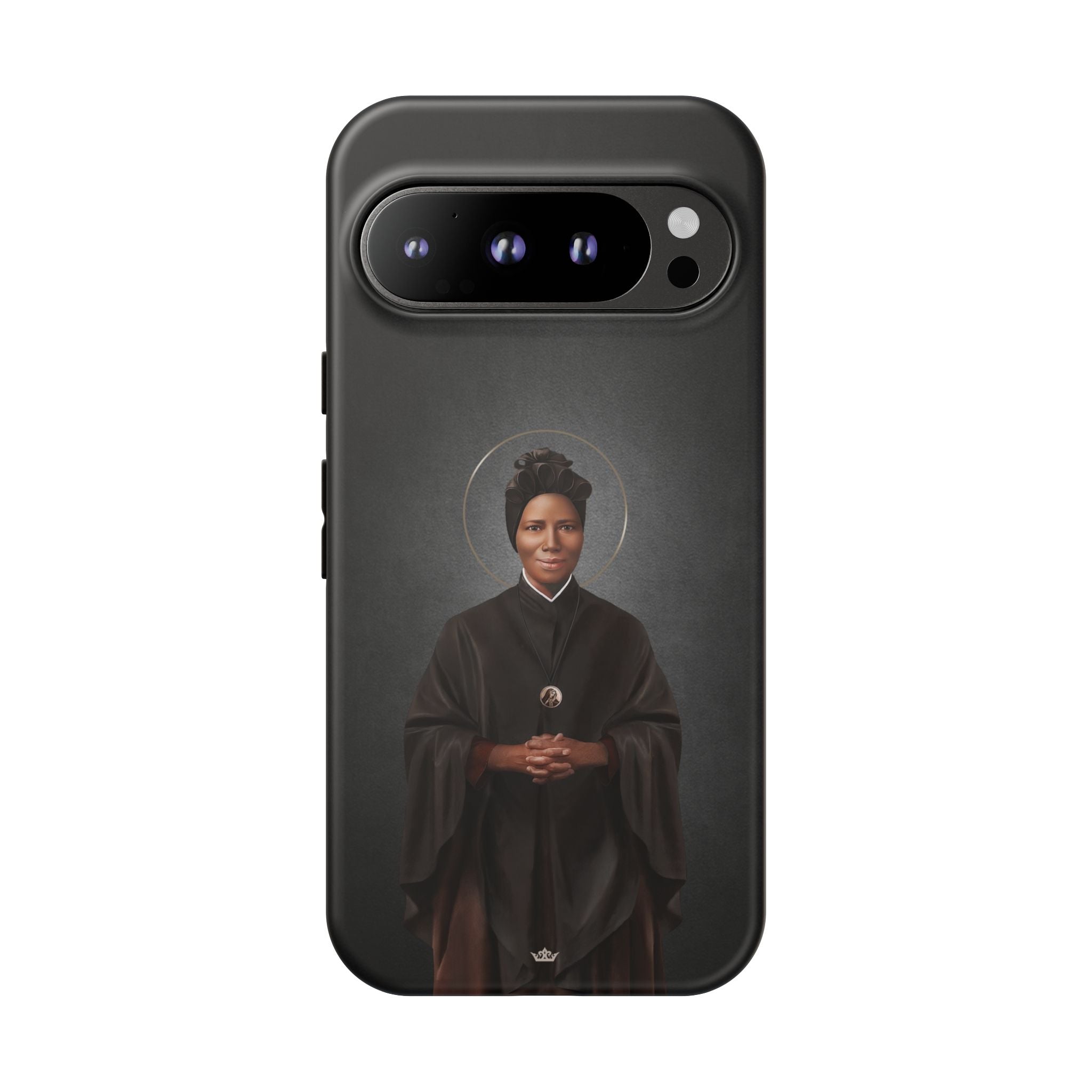 St. Josephine Bakhita Hard Phone Case (Dark) - VENXARA®