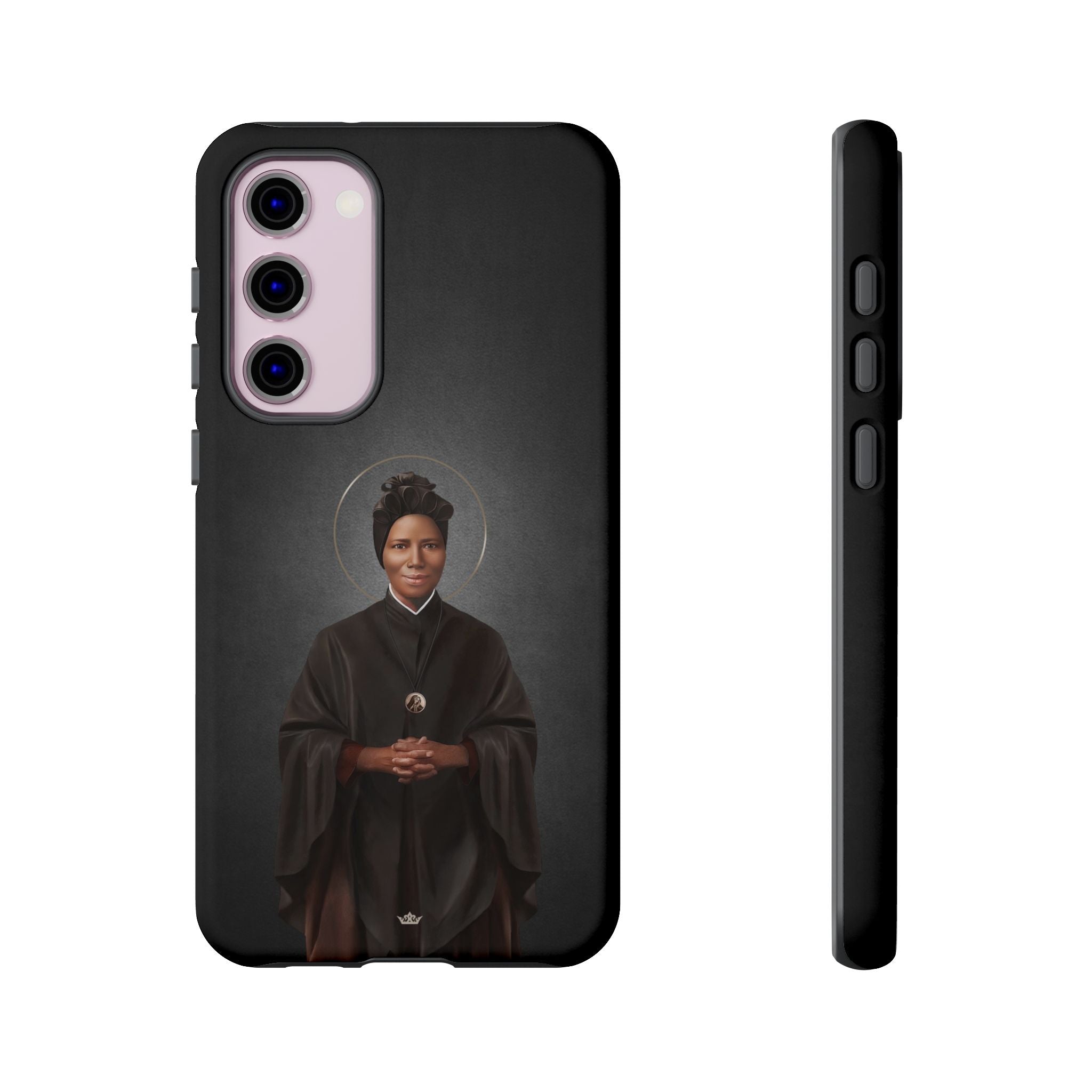 St. Josephine Bakhita Hard Phone Case (Dark) - VENXARA®