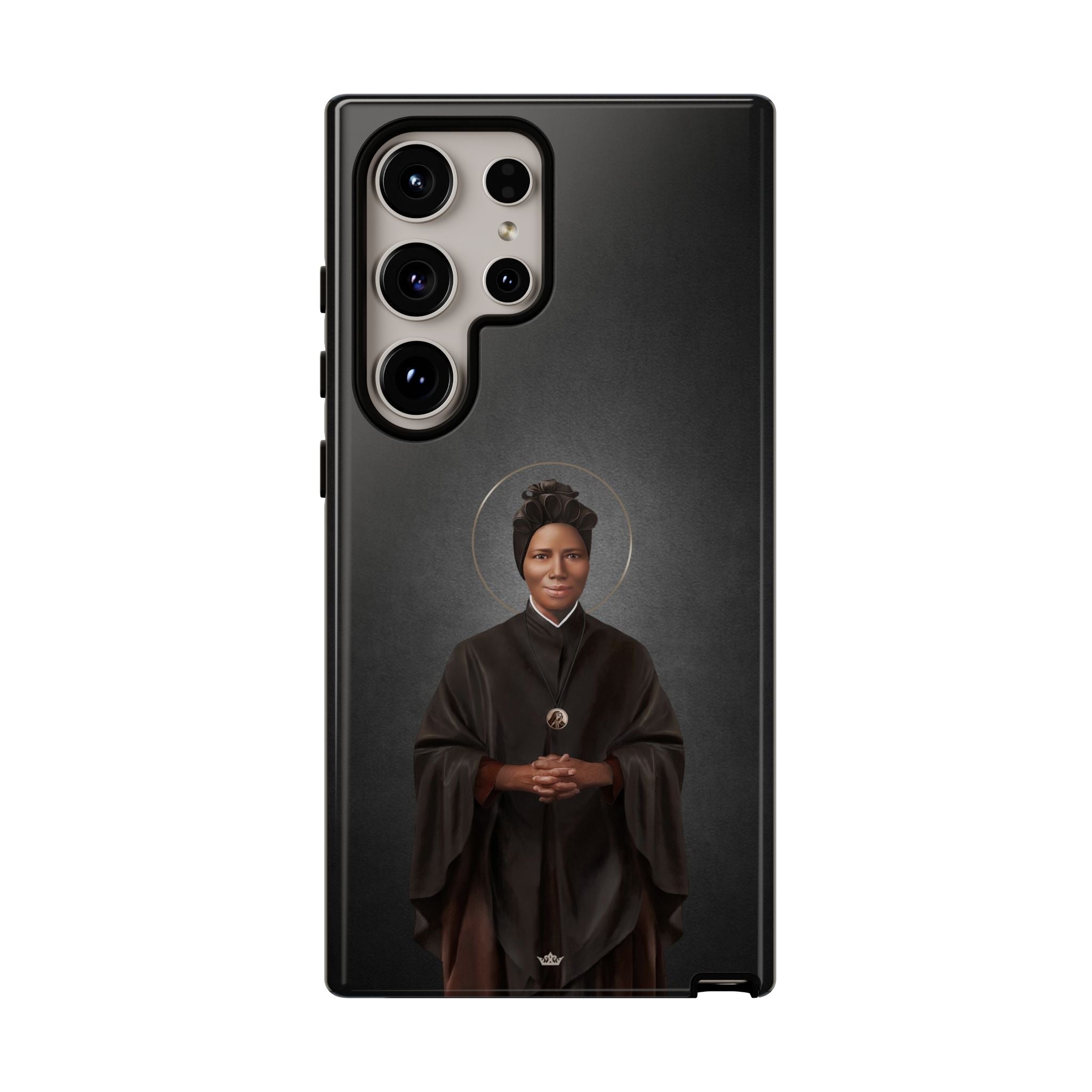 St. Josephine Bakhita Hard Phone Case (Dark) - VENXARA®