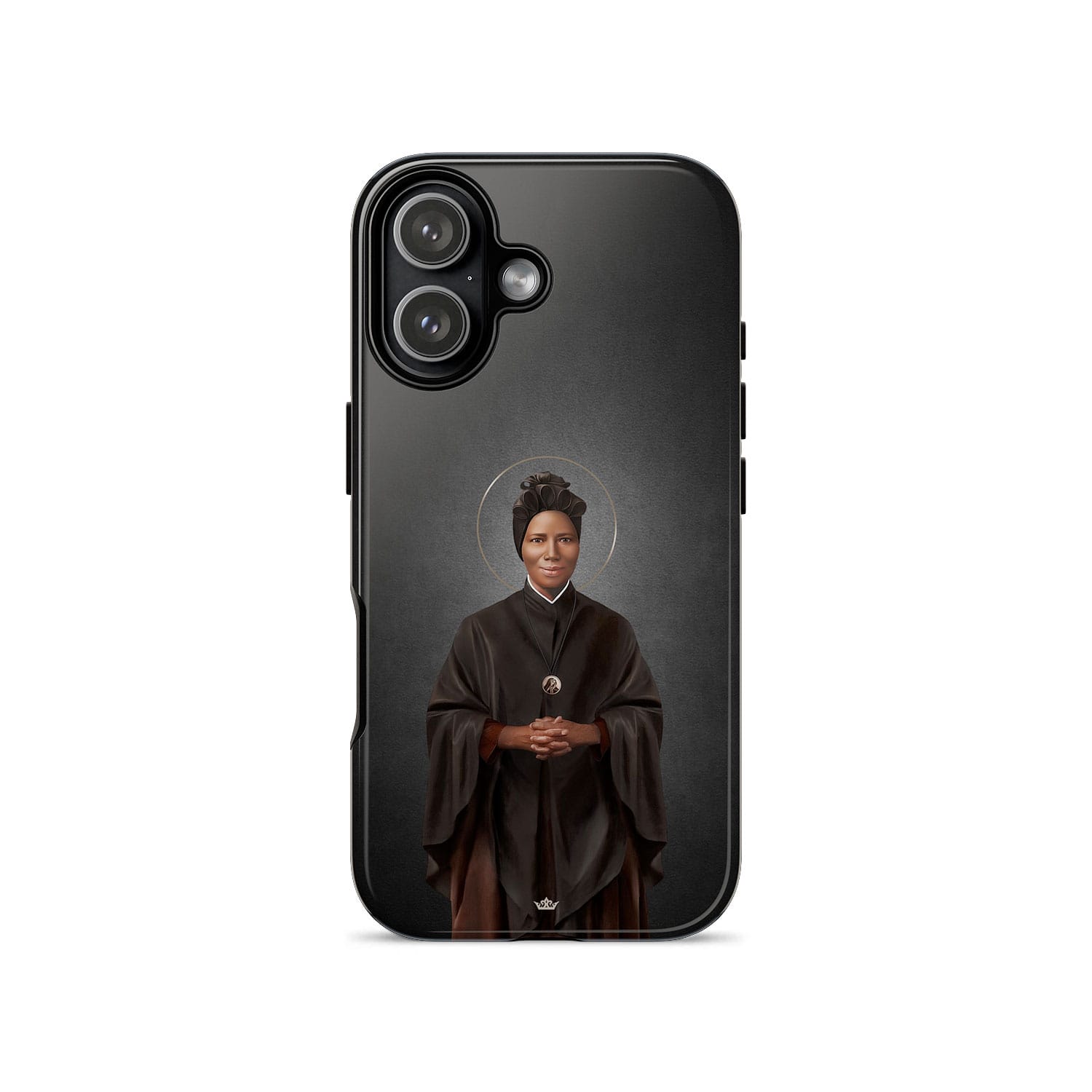 St. Josephine Bakhita Hard Phone Case (Dark) Copyright VENXARA