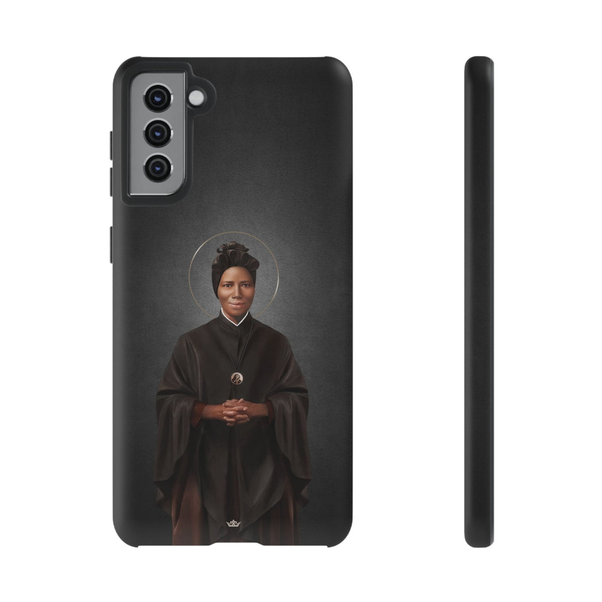 St. Josephine Bakhita Hard Phone Case (Dark) Copyright VENXARA