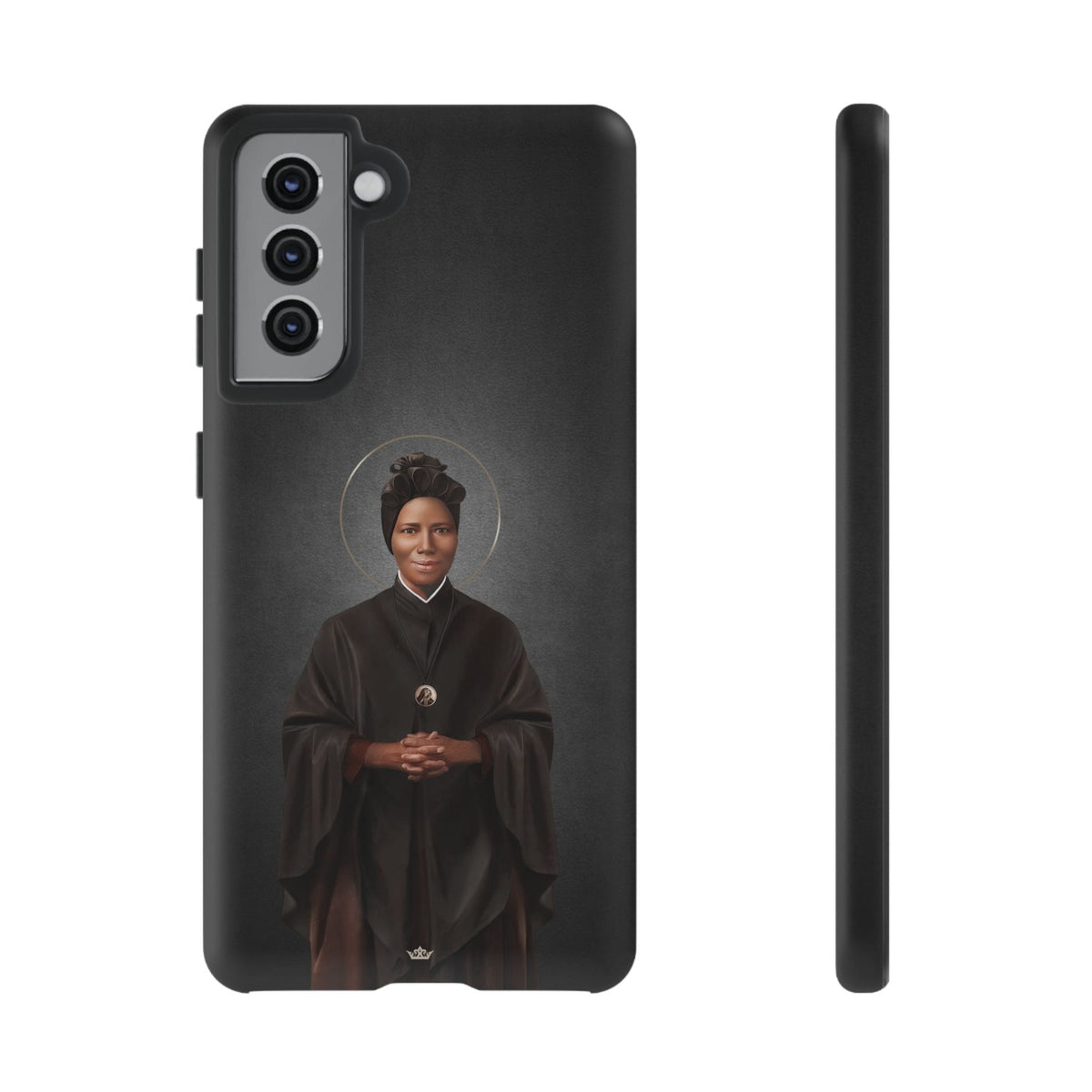 St. Josephine Bakhita Hard Phone Case (Dark) Copyright VENXARA