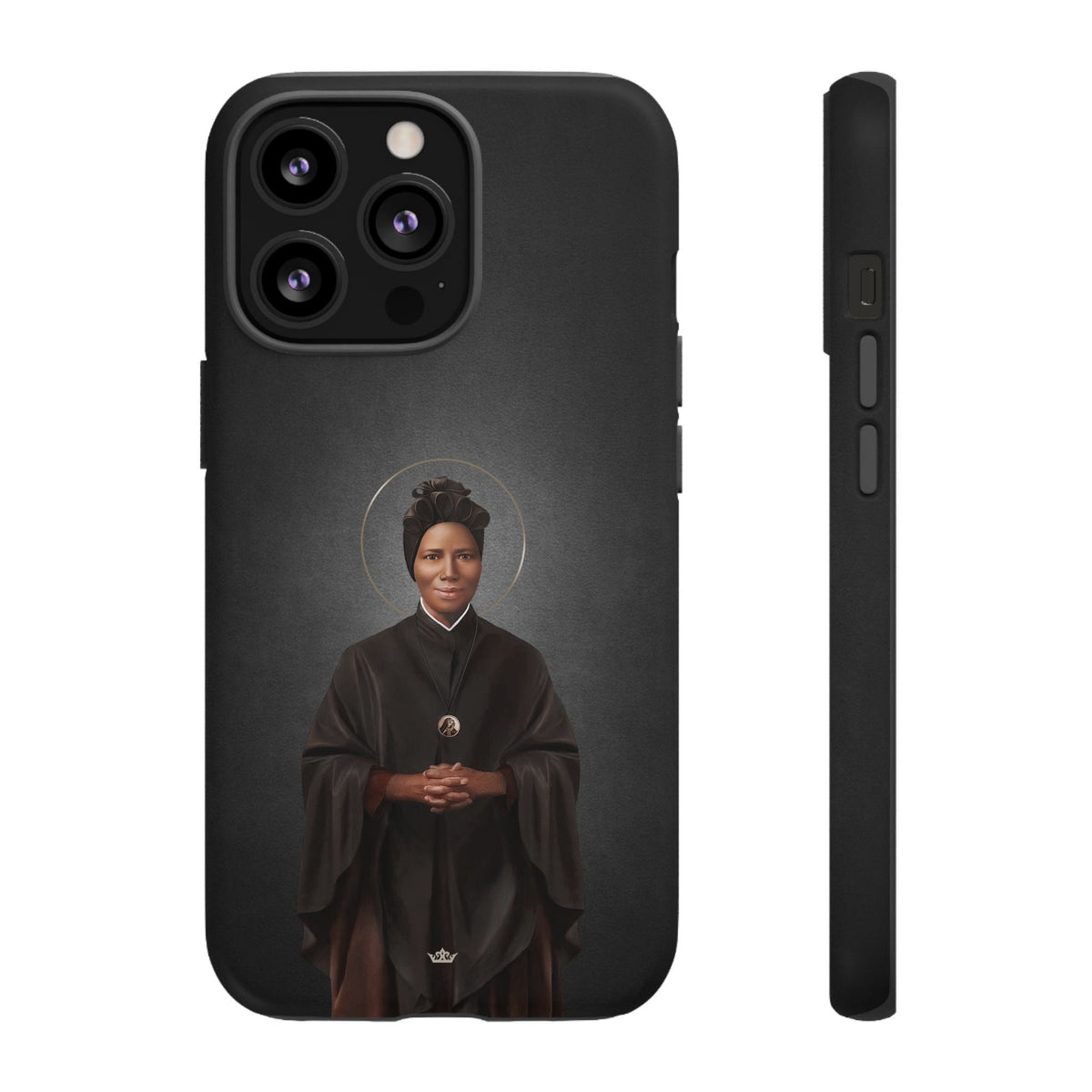 St. Josephine Bakhita Hard Phone Case (Dark) Copyright VENXARA