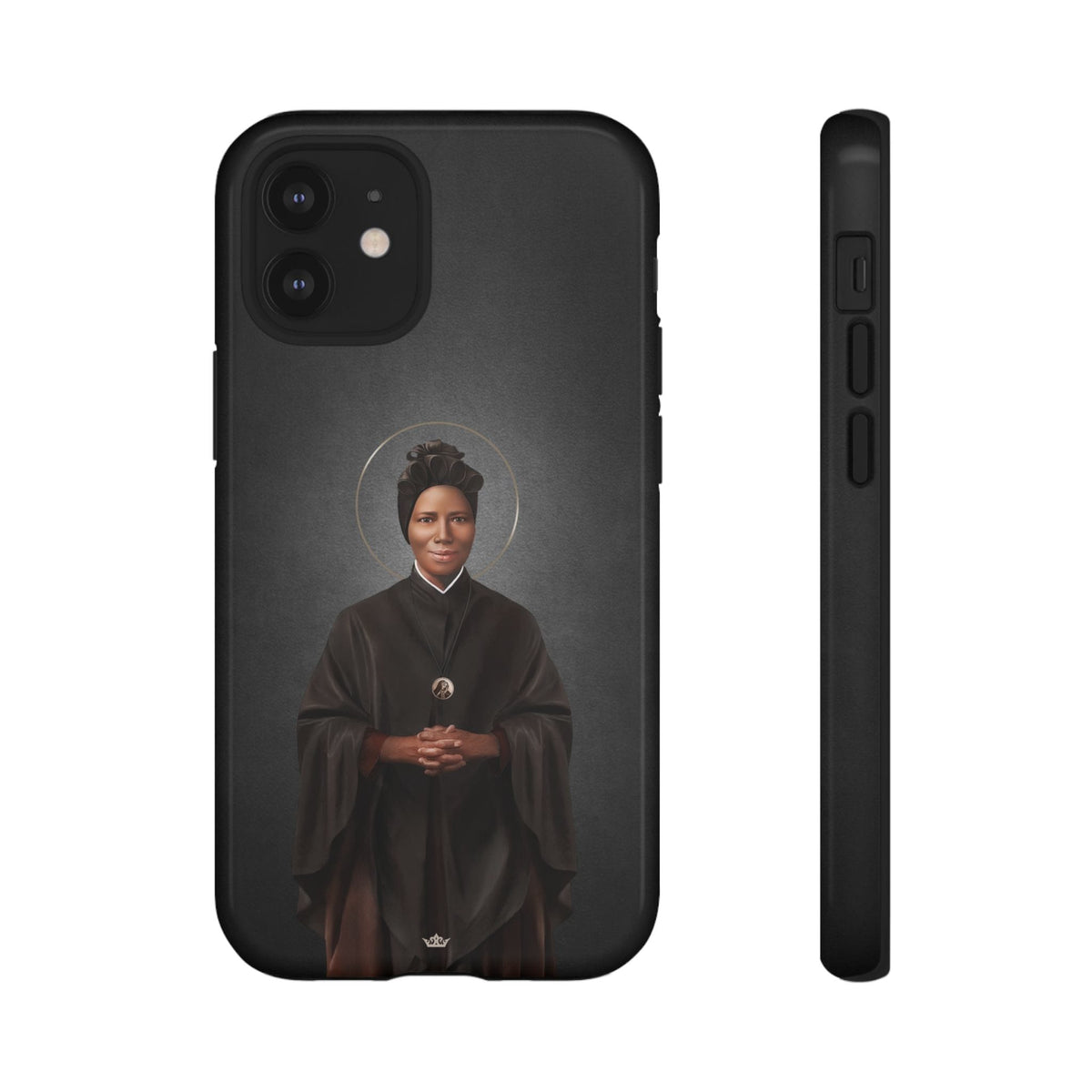 St. Josephine Bakhita Hard Phone Case (Dark) Copyright VENXARA
