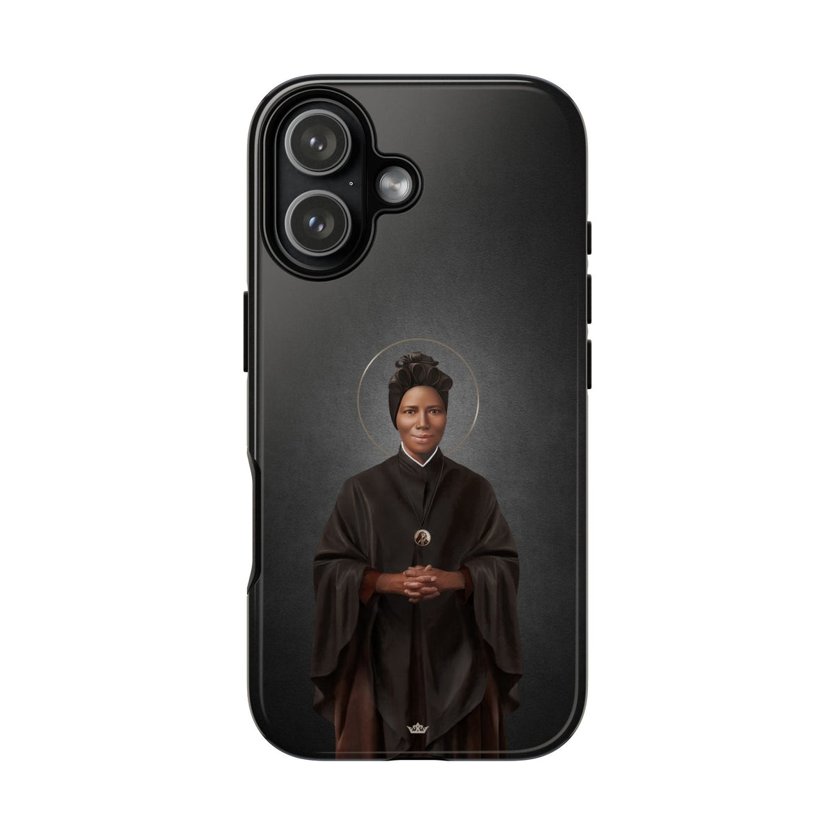 St. Josephine Bakhita Hard Phone Case (Dark) Copyright VENXARA