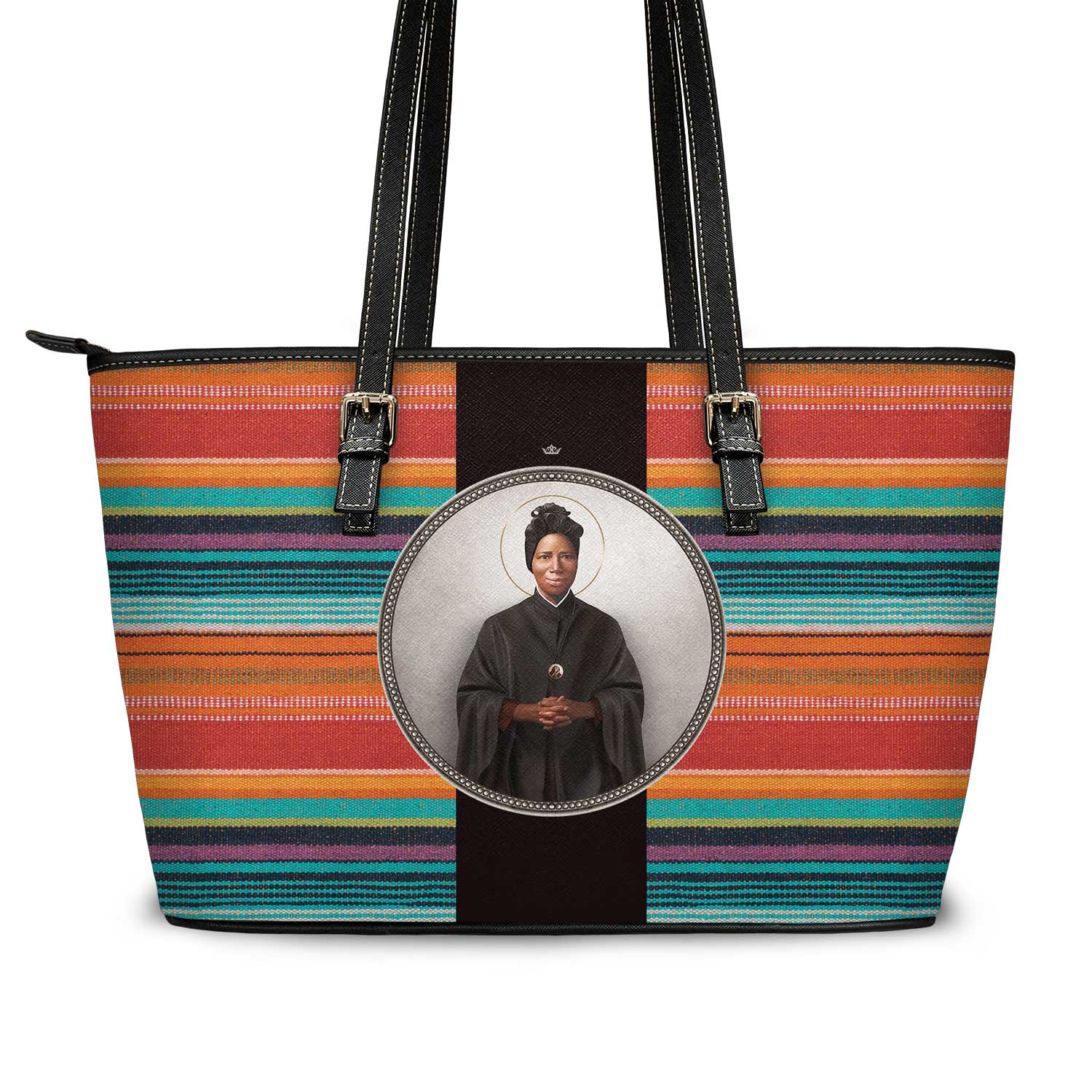 St. Josephine Bakhita Medallion Tote Bag (Tapestry) - VENXARA®