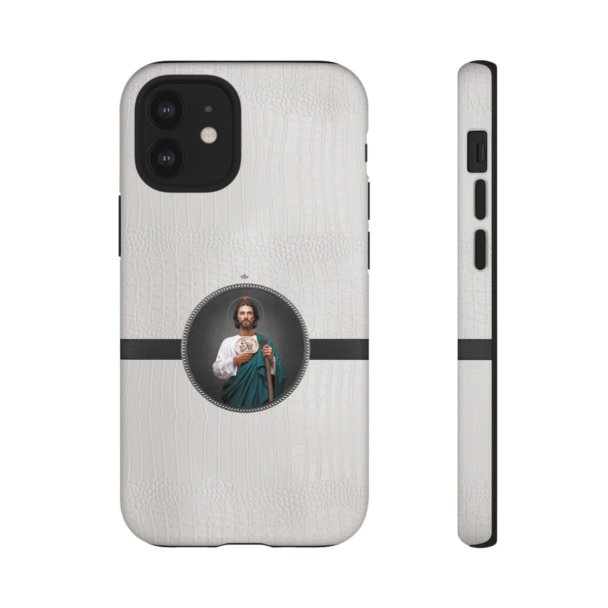 St. Jude Hard Phone Case (Blanc Croc) Copyright VENXARA