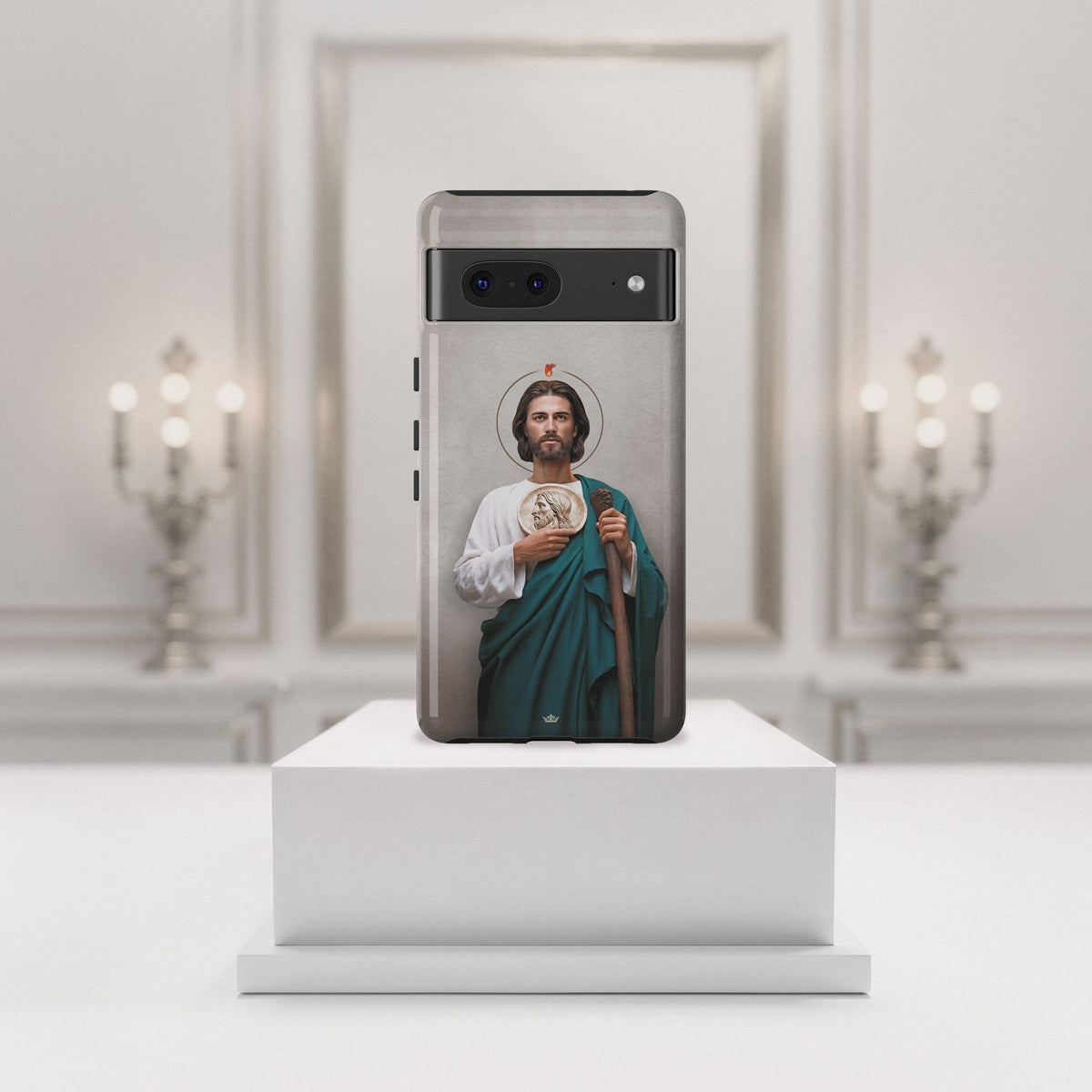 St. Jude Hard Phone Case (Light) Copyright VENXARA