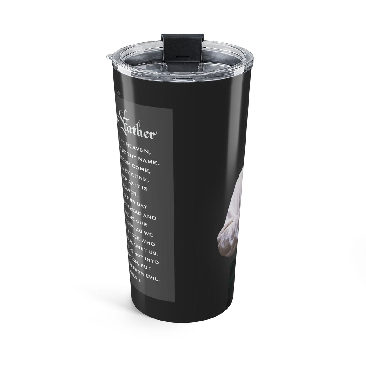 St. Jude Lord's Prayer Tumbler (Ash 20 oz) Copyright VENXARA