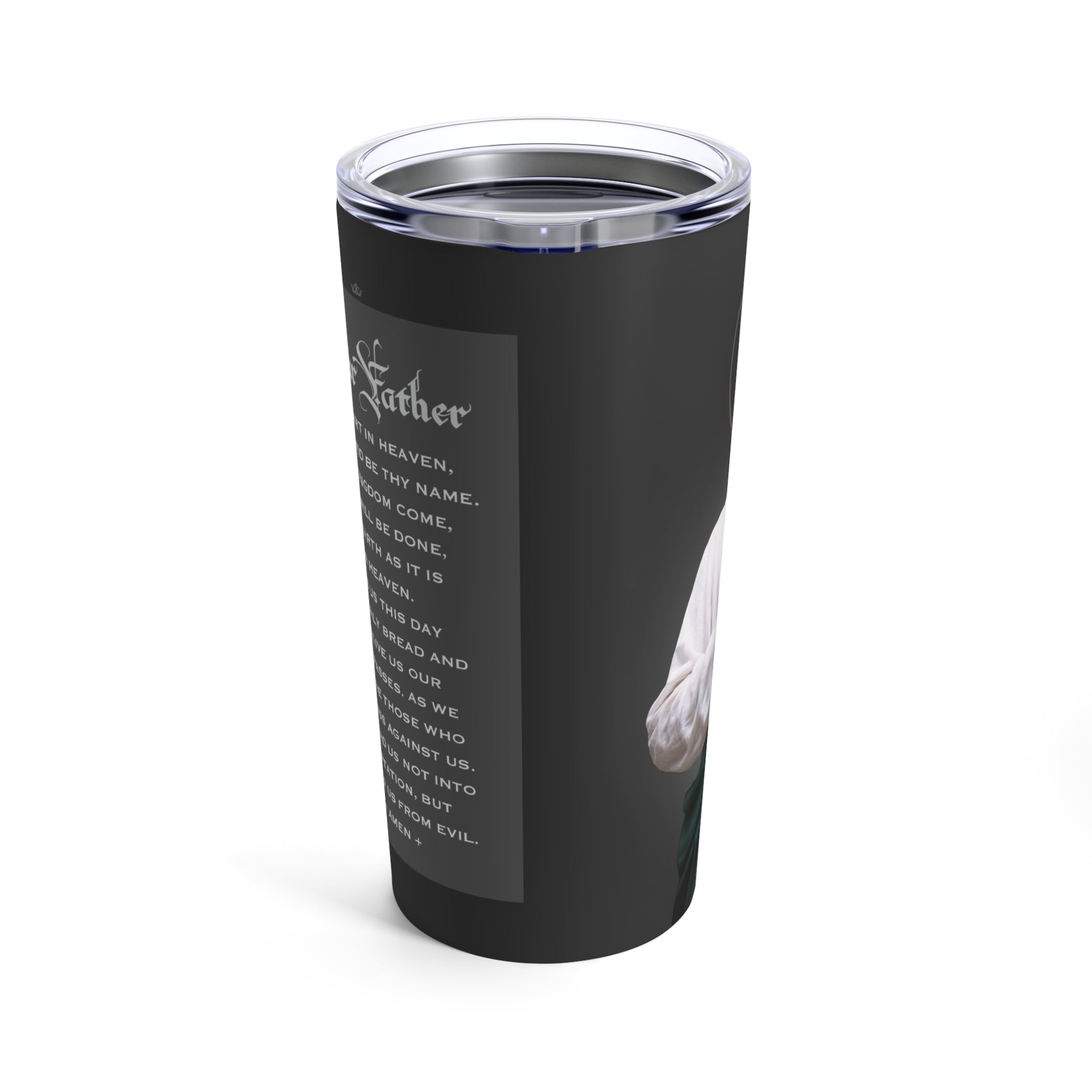 St. Jude Lord's Prayer Tumbler 20 oz. (Ash) - VENXARA®