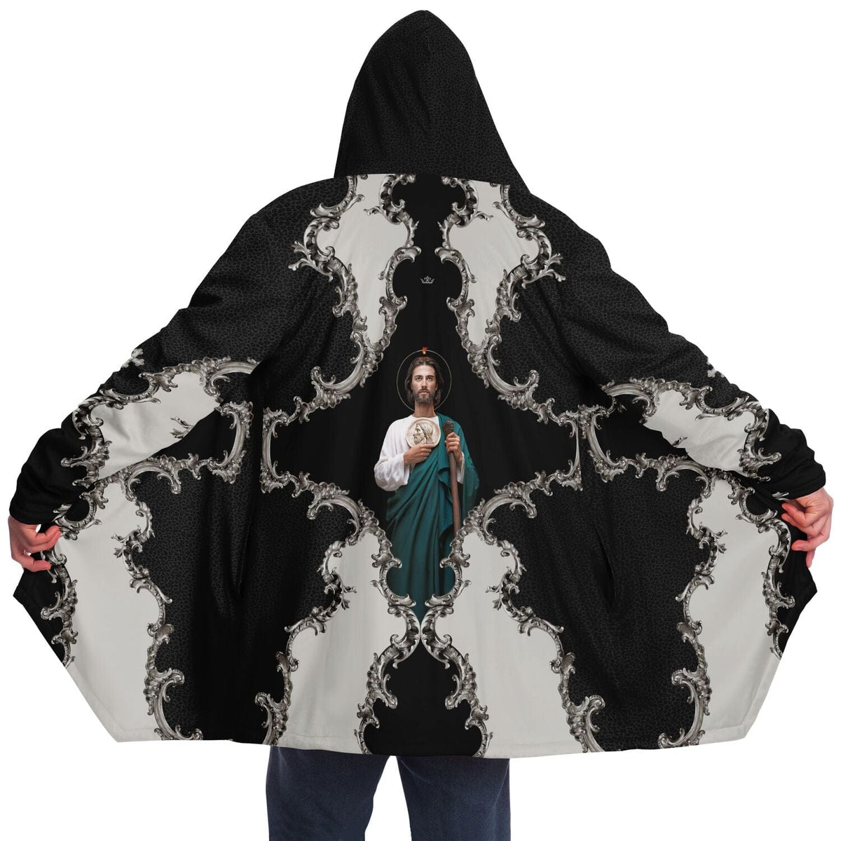 St. Jude Microfleece Cloak (Baroque Leopard) Copyright VENXARA