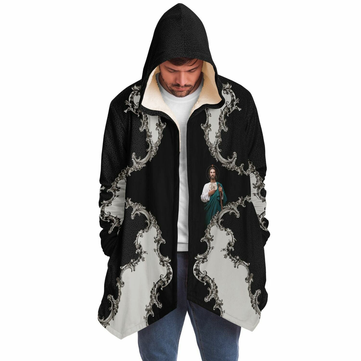St. Jude Microfleece Cloak (Baroque Leopard) Copyright VENXARA