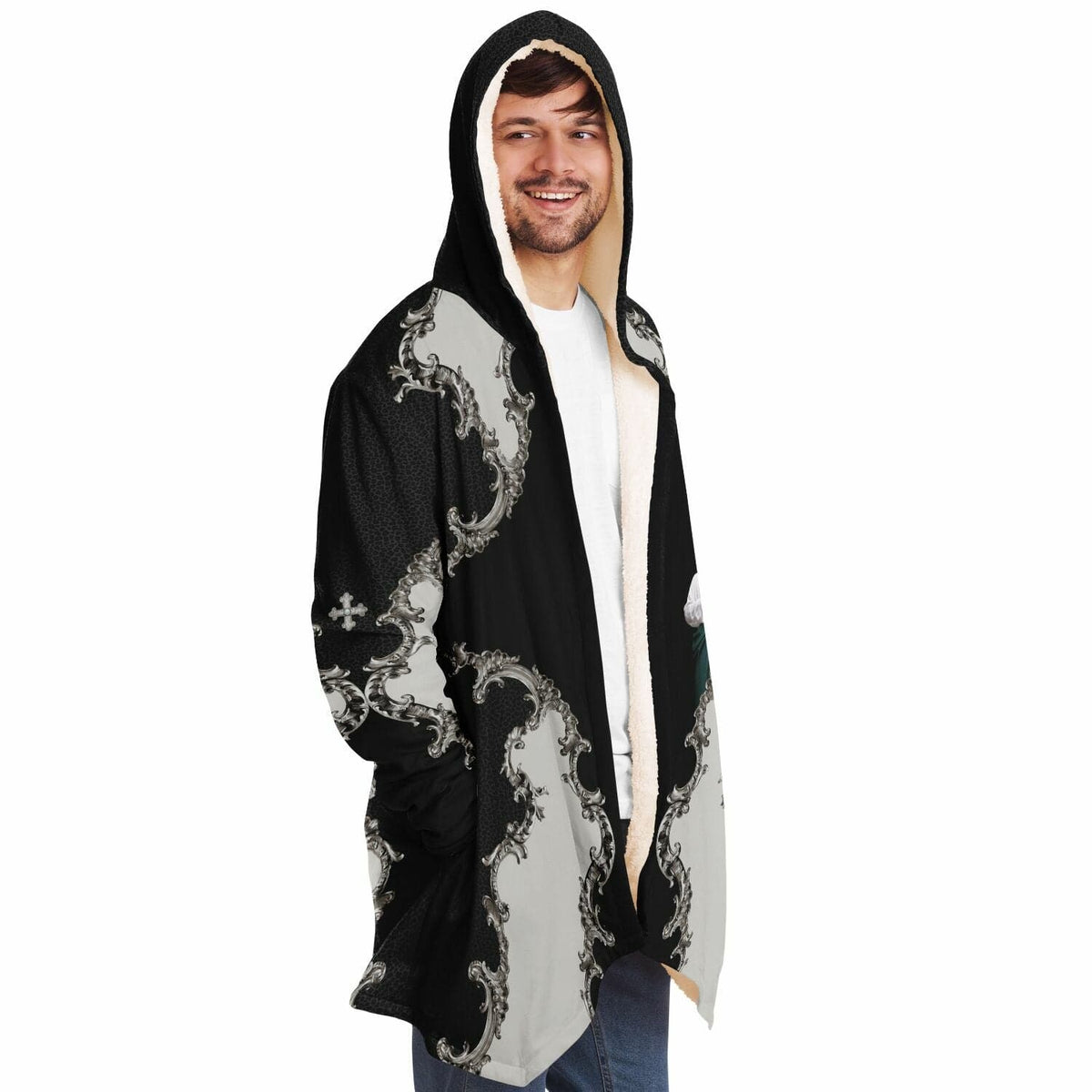 St. Jude Microfleece Cloak (Baroque Leopard) Copyright VENXARA