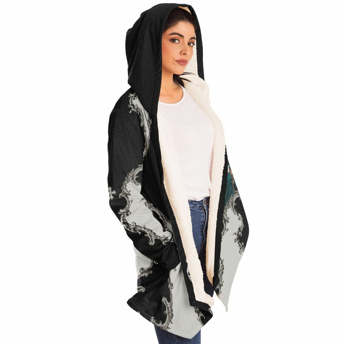 St. Jude Microfleece Cloak (Baroque Leopard) Copyright VENXARA