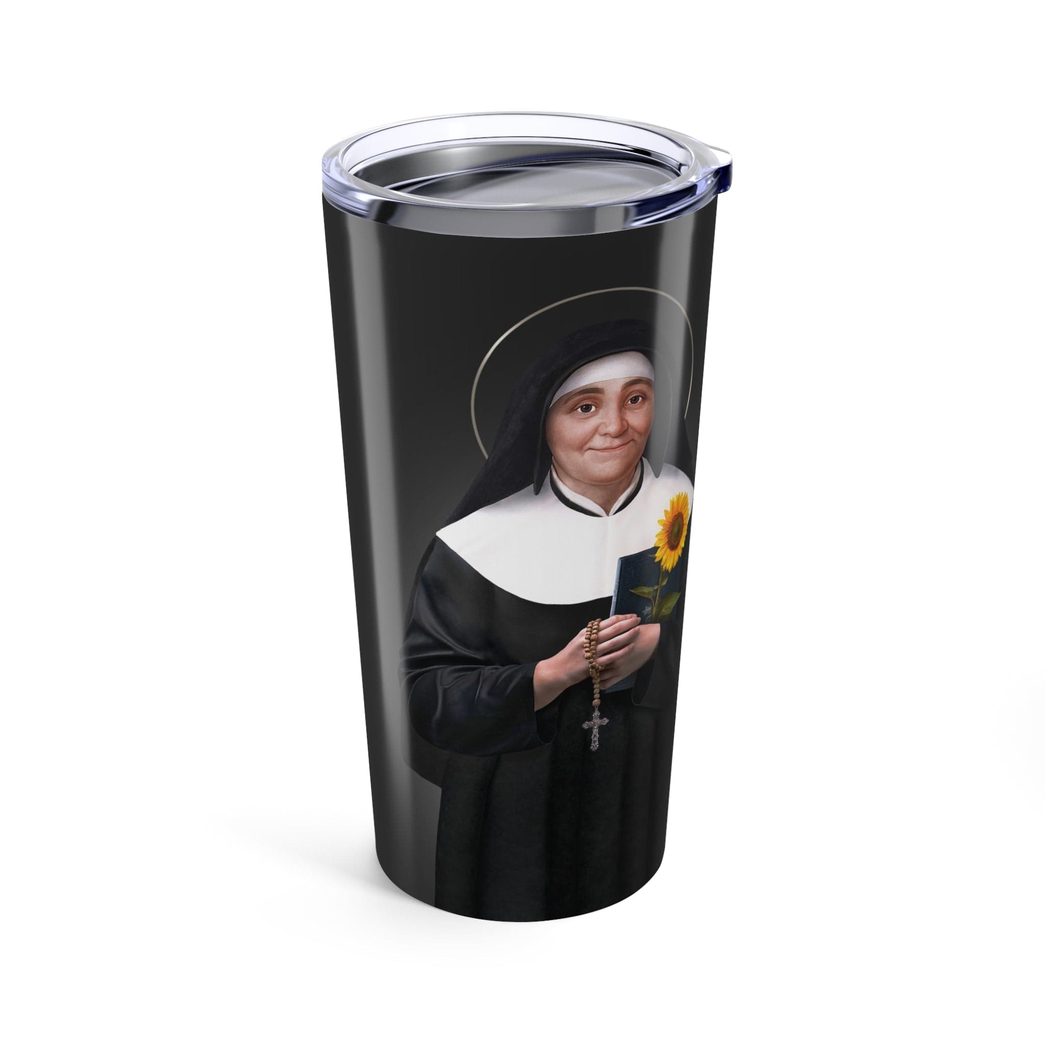 St. Julie Billiart Lord's Prayer Tumbler (Ash 20 oz) Copyright VENXARA