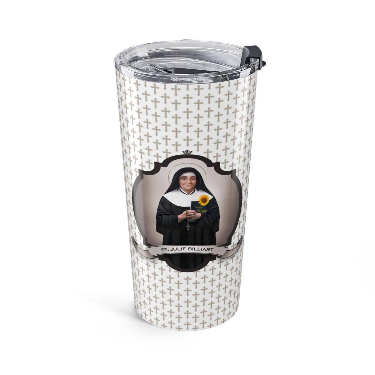 St. Julie Billiart Tumbler (Crosses 20 oz) Copyright VENXARA