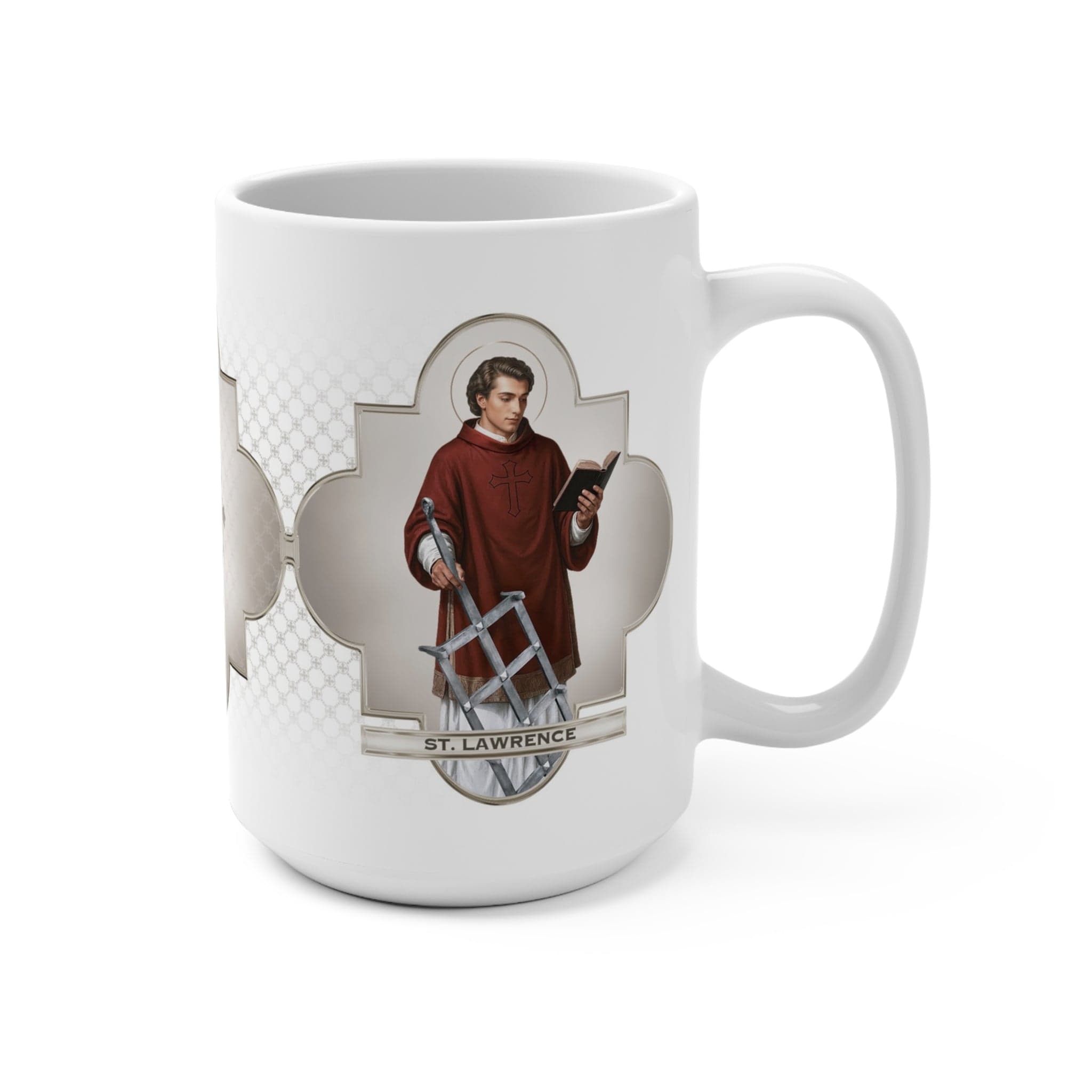 St. Lawrence Ceramic Mug (White 15 oz) Copyright VENXARA