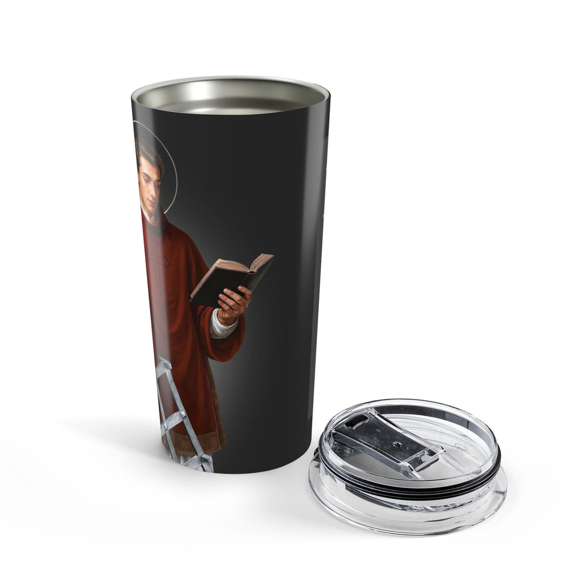 St. Lawrence Lord's Prayer Tumbler (Ash 20 oz) Copyright VENXARA