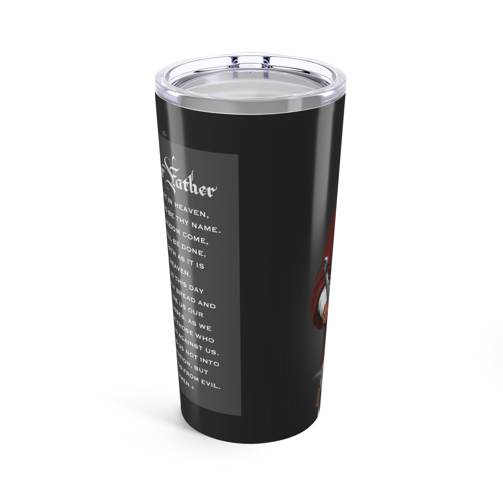 St. Lawrence Lord's Prayer Tumbler 20 oz. (Ash) - VENXARA®