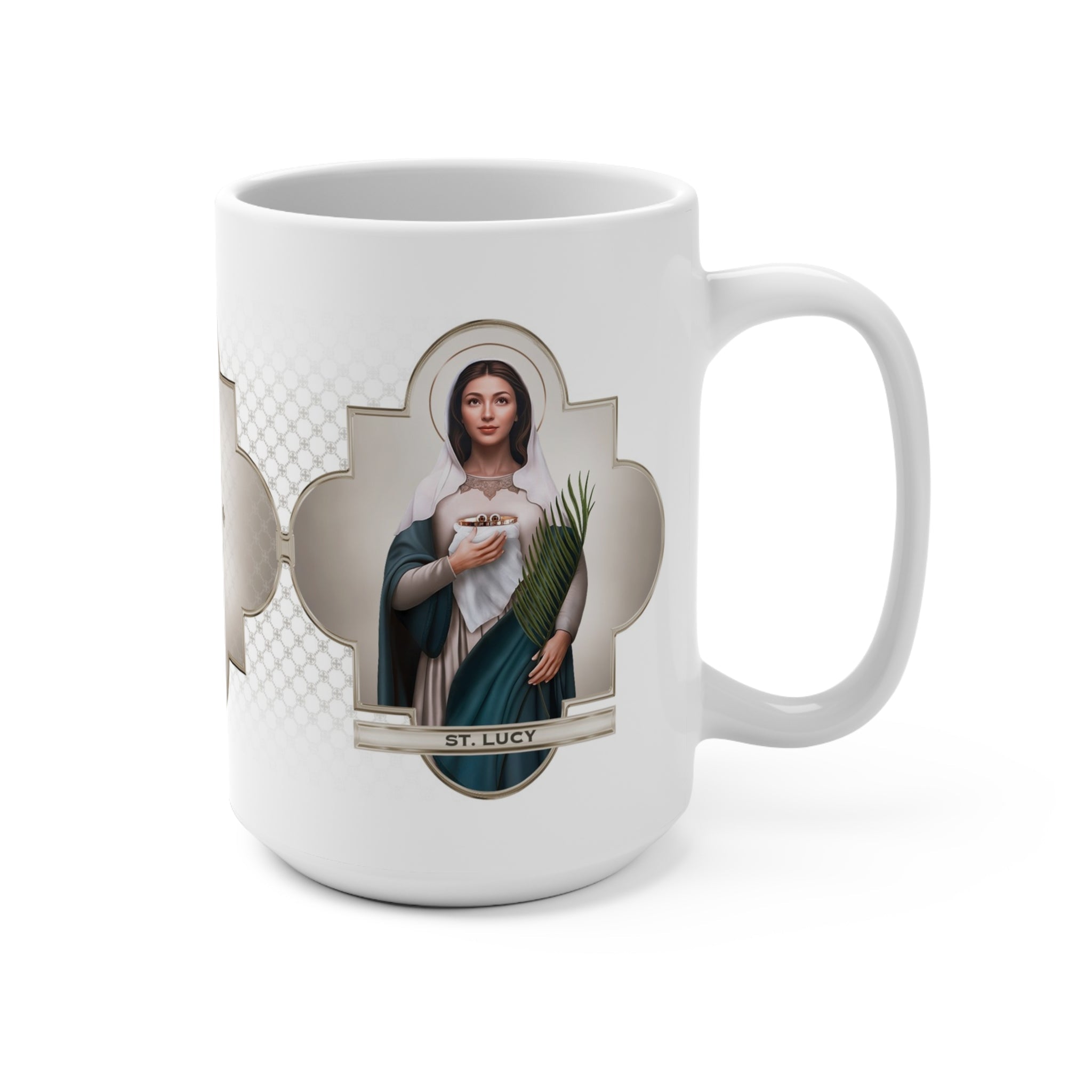St. Lucy Ceramic Mug - VENXARA®
